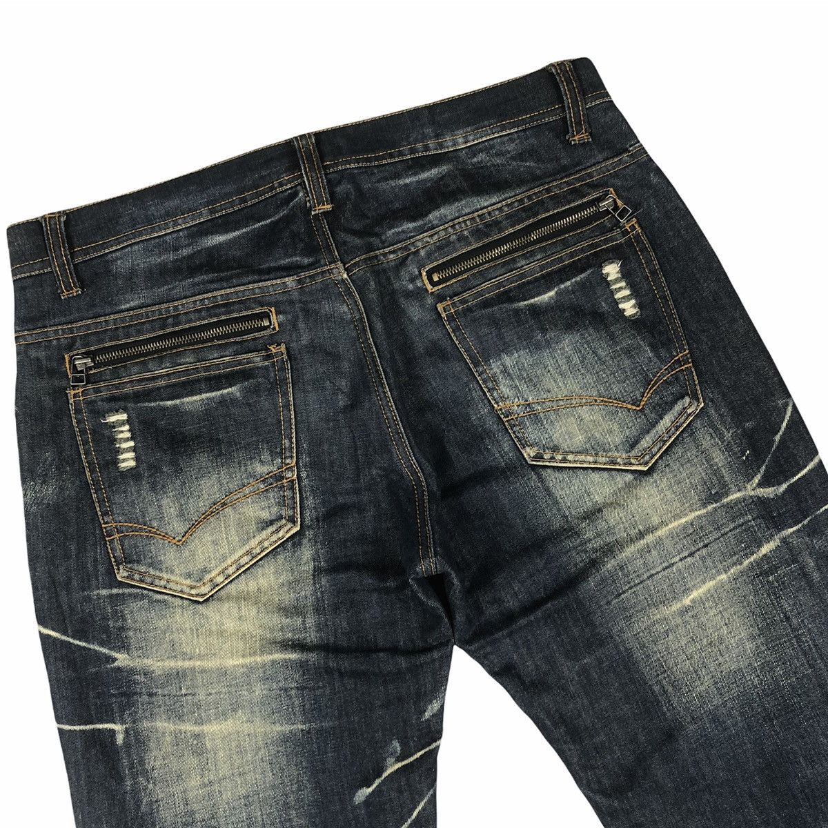 In The Attic In The Attic Distressed Denim Size US 36 / EU 52 - 10 Thumbnail