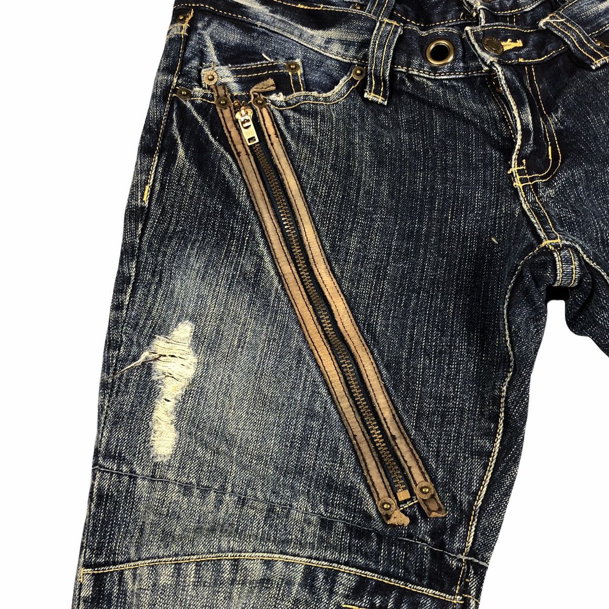 PPFM RARE🔥PPFM Bondage Double Waist Denim Size US 32 / EU 48 - 8 Thumbnail