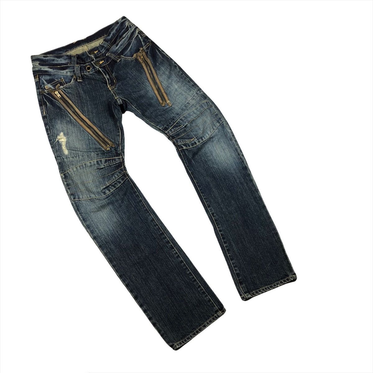 PPFM RARE🔥PPFM Bondage Double Waist Denim Size US 32 / EU 48 - 3 Thumbnail