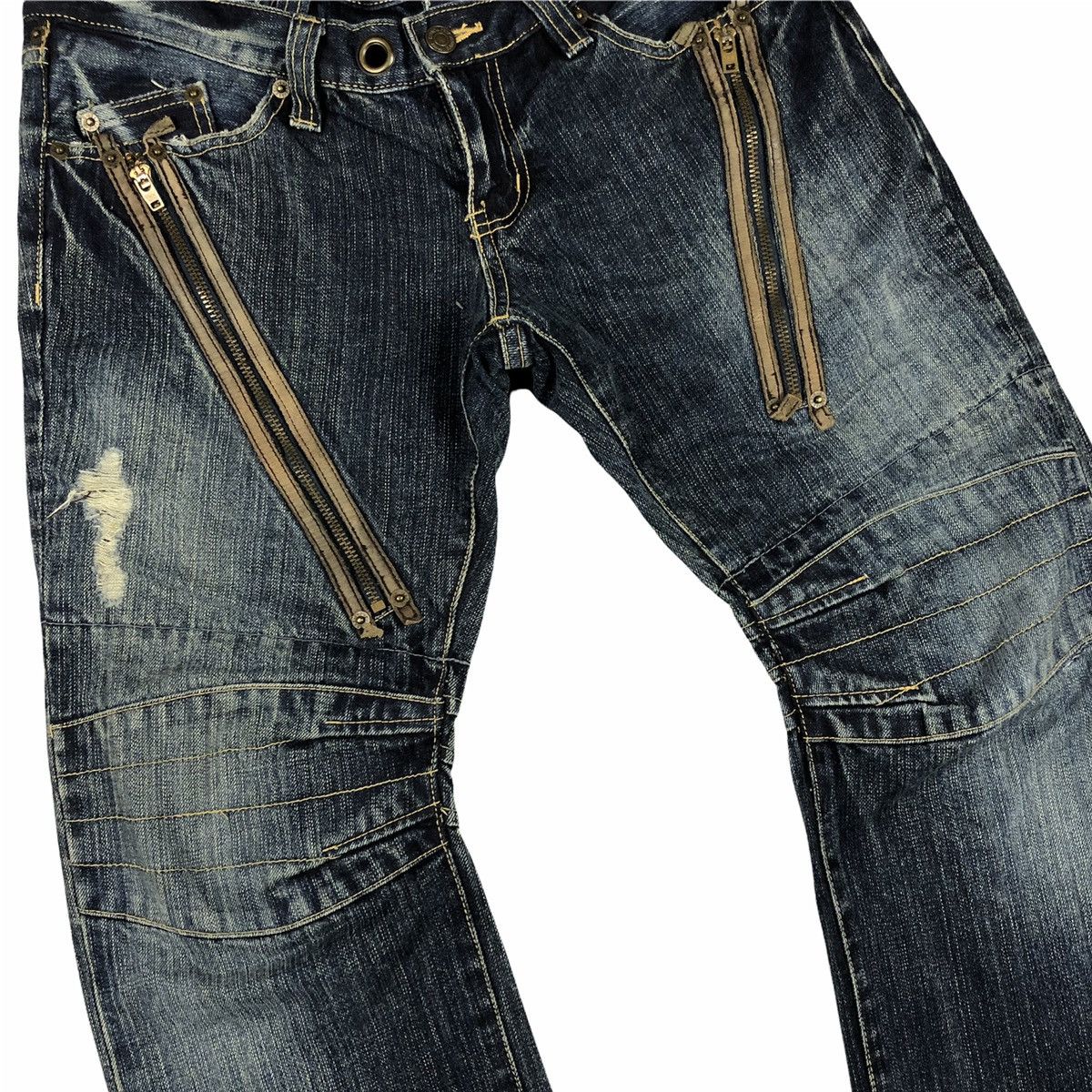 PPFM RARE🔥PPFM Bondage Double Waist Denim Size US 32 / EU 48 - 6 Thumbnail