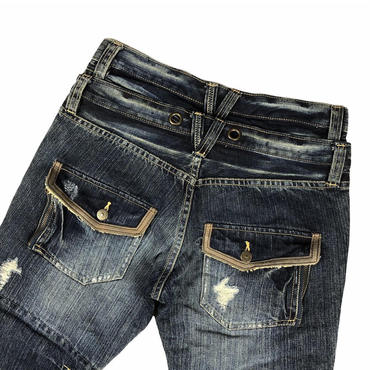 PPFM RARE🔥PPFM Bondage Double Waist Denim Size US 32 / EU 48 - 12 Thumbnail