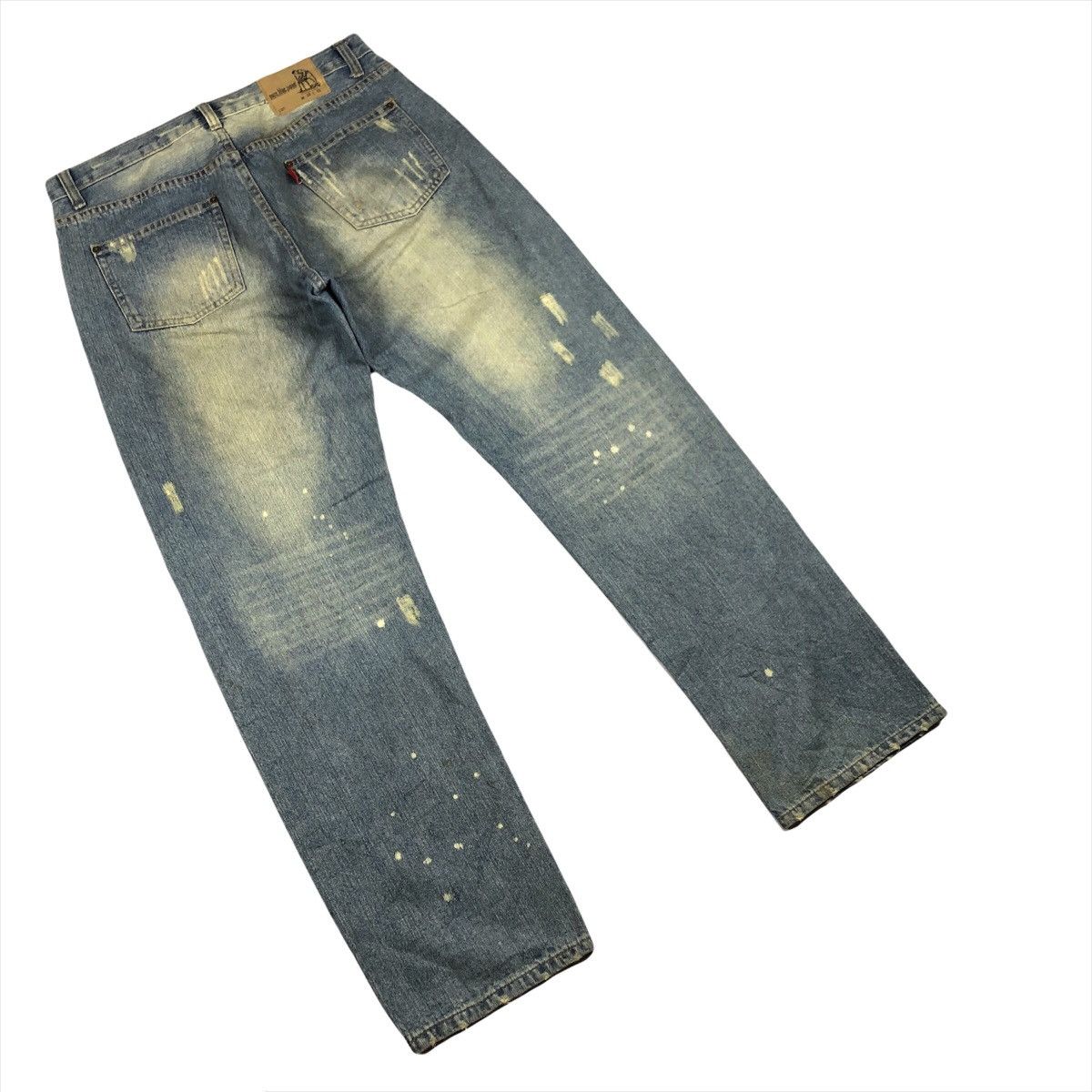 Pure Blue Japan Pure Blue Japan Distressed Denim Size US 34 / EU 50 - 10 Thumbnail