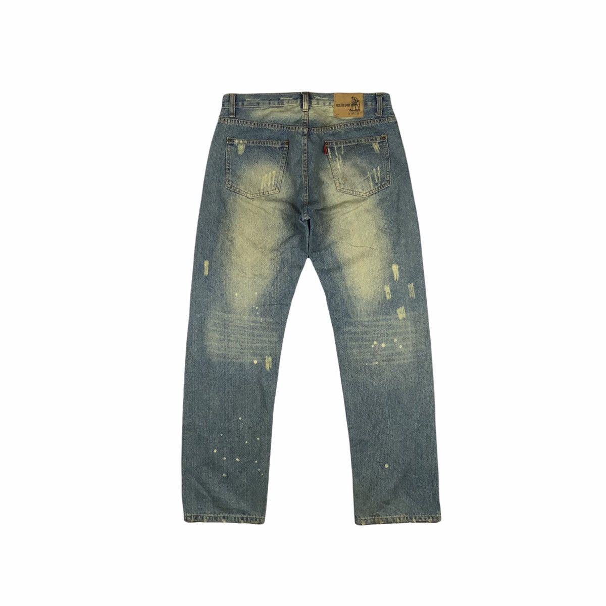 Pure Blue Japan Pure Blue Japan Distressed Denim Size US 34 / EU 50 - 2 Thumbnail