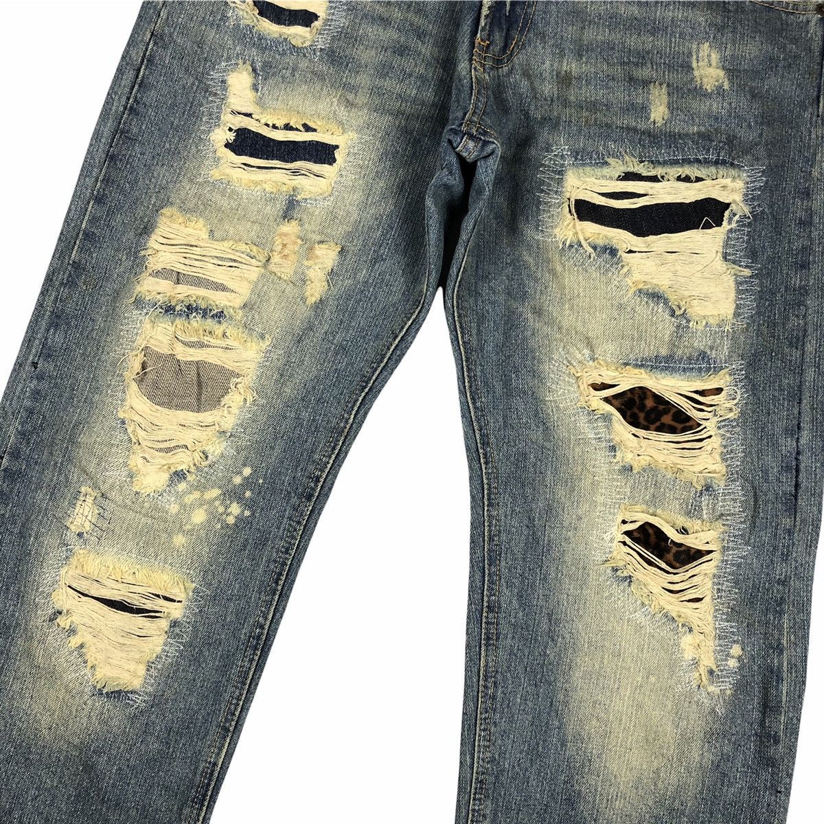 Pure Blue Japan Pure Blue Japan Distressed Denim Size US 34 / EU 50 - 5 Thumbnail