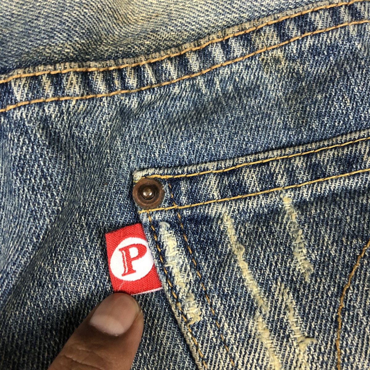 Pure Blue Japan Pure Blue Japan Distressed Denim Size US 34 / EU 50 - 19 Thumbnail