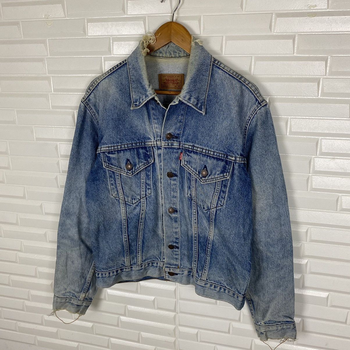 Levi's ☀️70505-0217 DISTRESSED LEVIS TRUCKER JACKET Size US M / EU 48-50 / 2 - 3 Thumbnail
