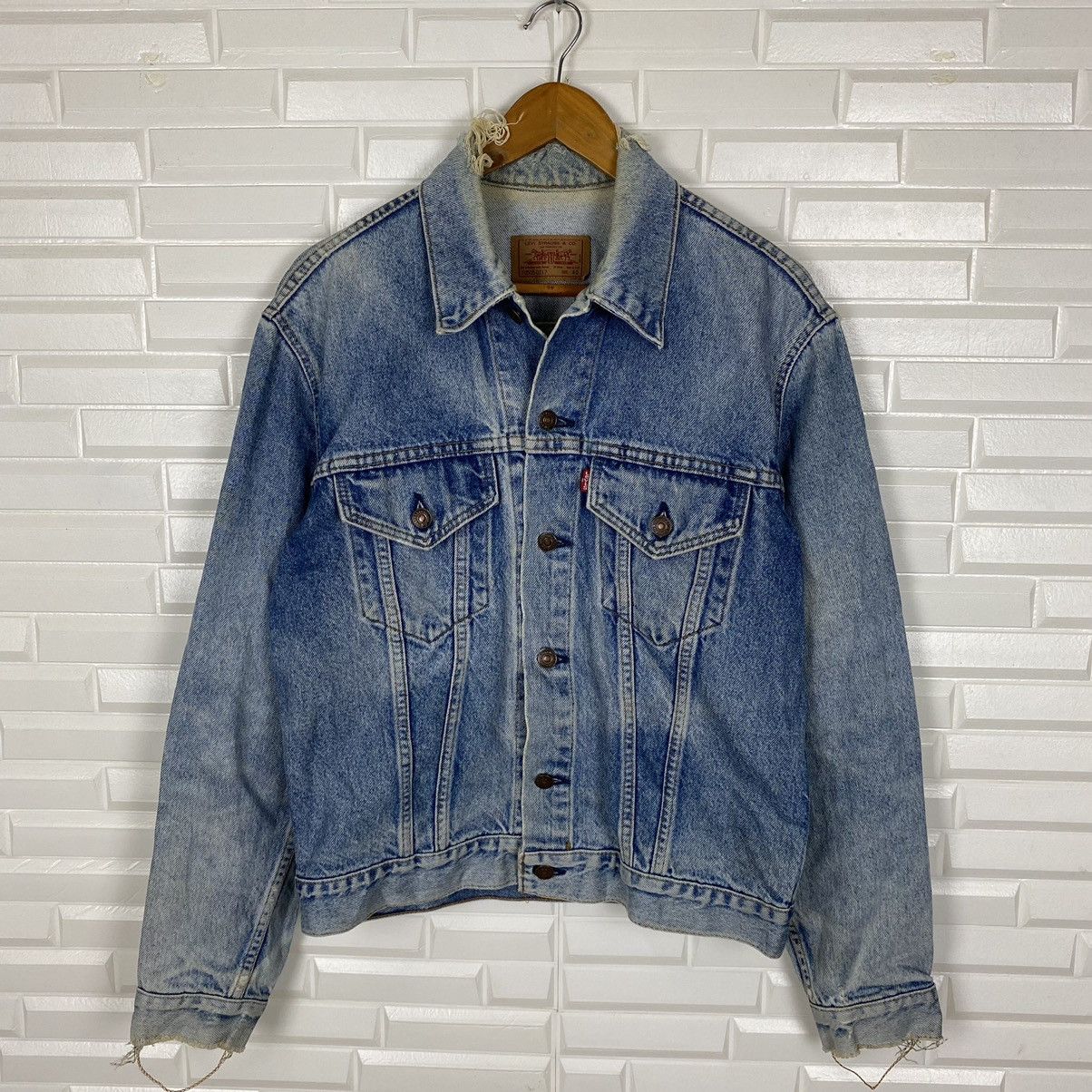Levi's ☀️70505-0217 DISTRESSED LEVIS TRUCKER JACKET Size US M / EU 48-50 / 2 - 1 Thumbnail