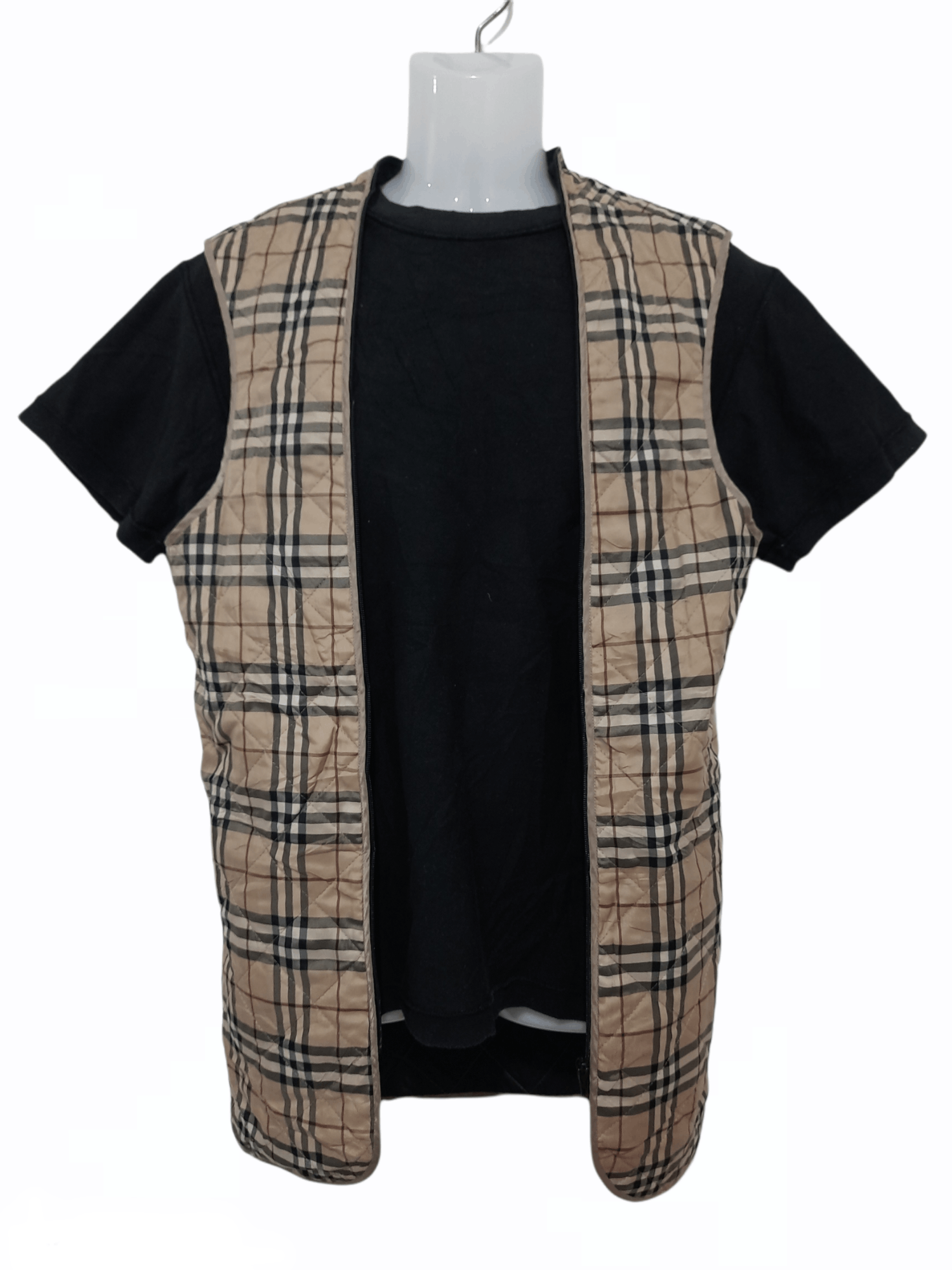 Burberry × Burberry Prorsum Burberry Check Nova Lining Inner vest Coat Long Jacket Size US L / EU 52-54 / 3 - 1 Thumbnail