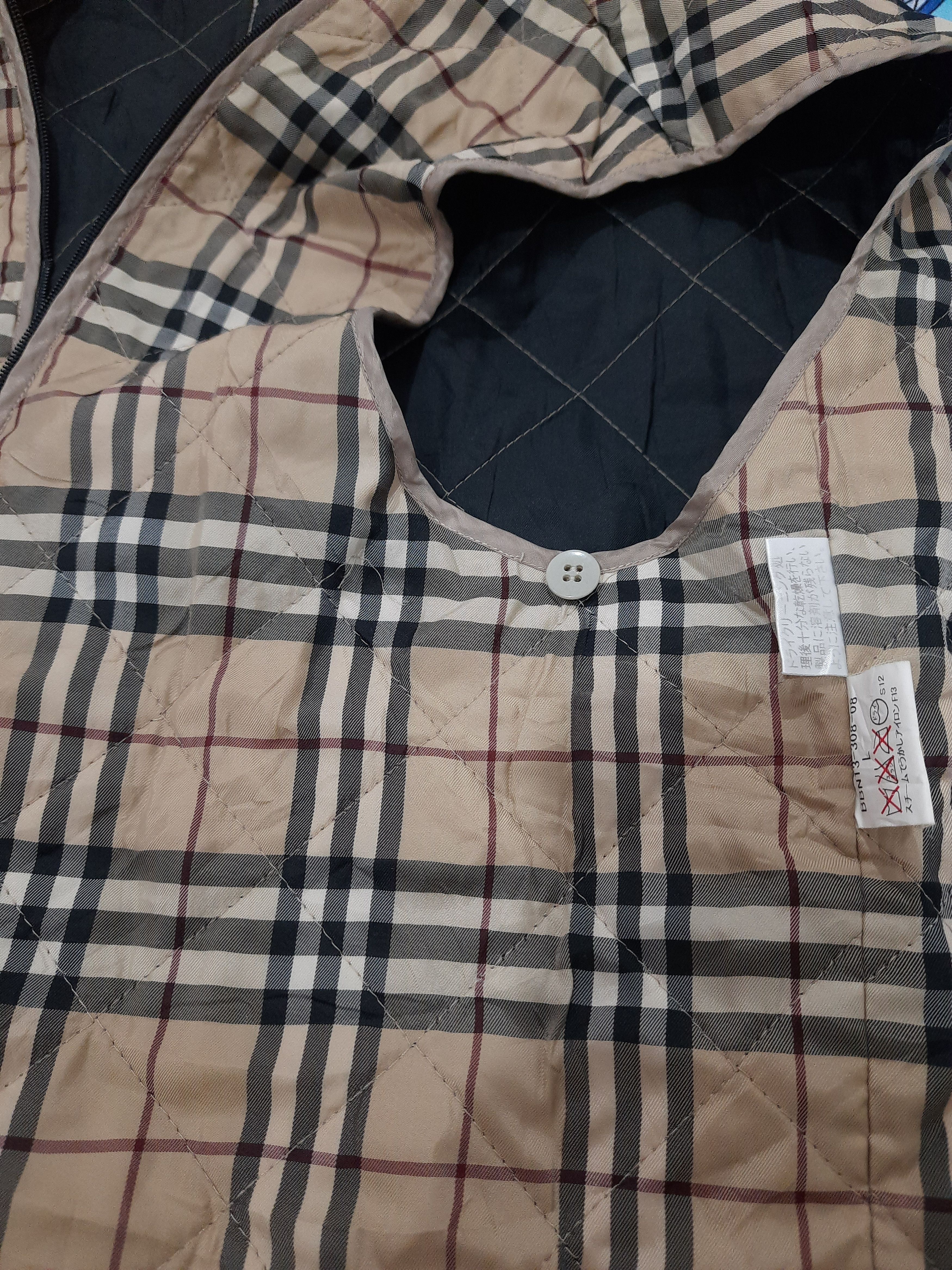 Burberry × Burberry Prorsum Burberry Check Nova Lining Inner vest Coat Long Jacket Size US L / EU 52-54 / 3 - 6 Thumbnail