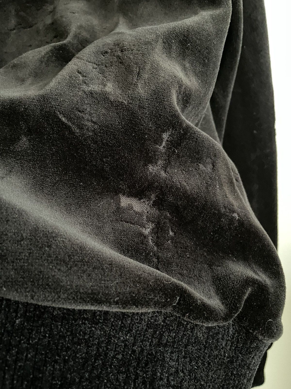 Hedi Slimane × Saint Laurent Paris × Yves Saint Laurent NEW SL Logo Distressed Destroy Velvet Hoodie LimitedEdition Size US S / EU 44-46 / 1 - 25 Thumbnail