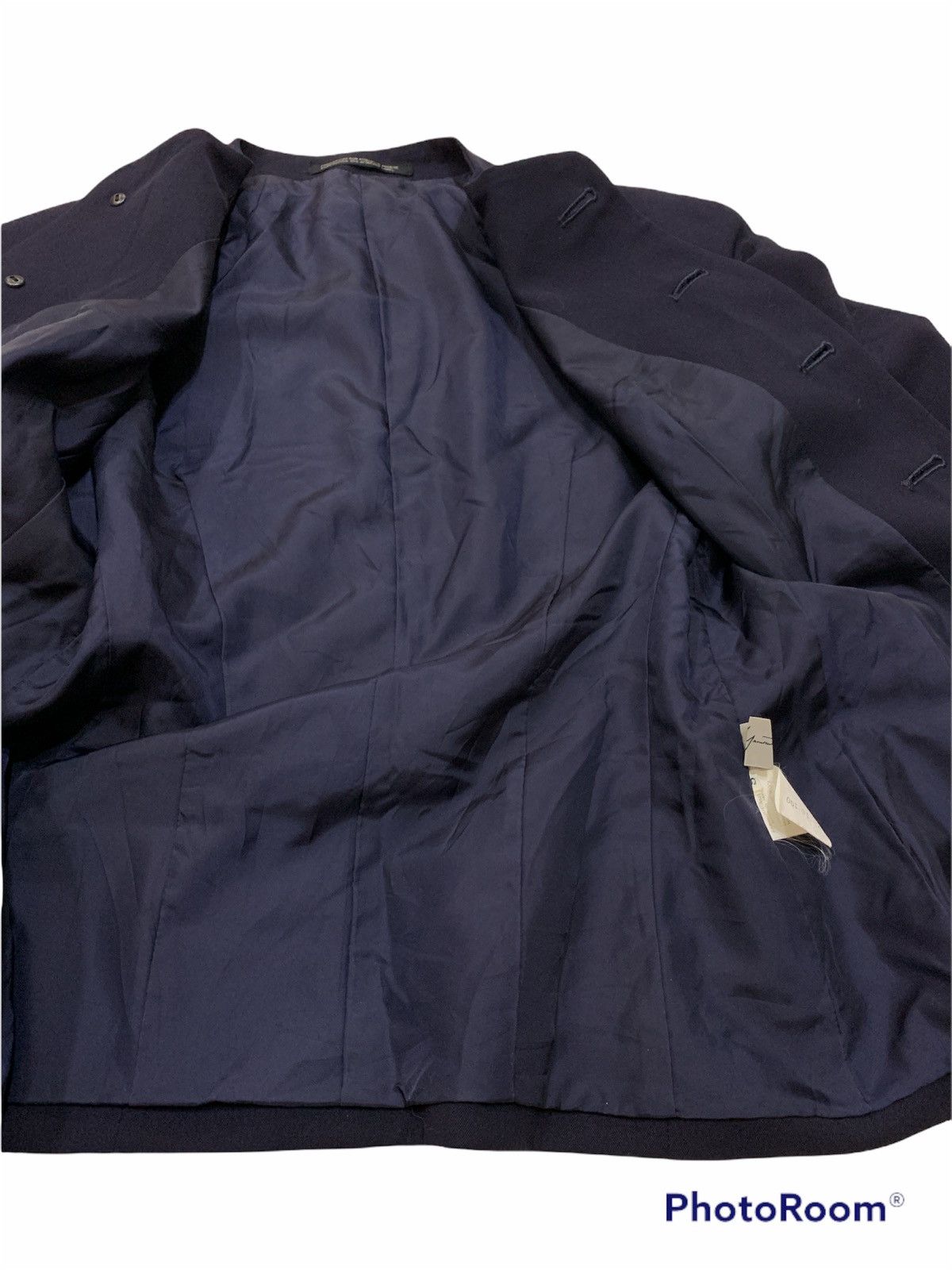 Yohji Yamamoto PURE WOOL COAT BLAZER Size US S / EU 44-46 / 1 - 6 Thumbnail