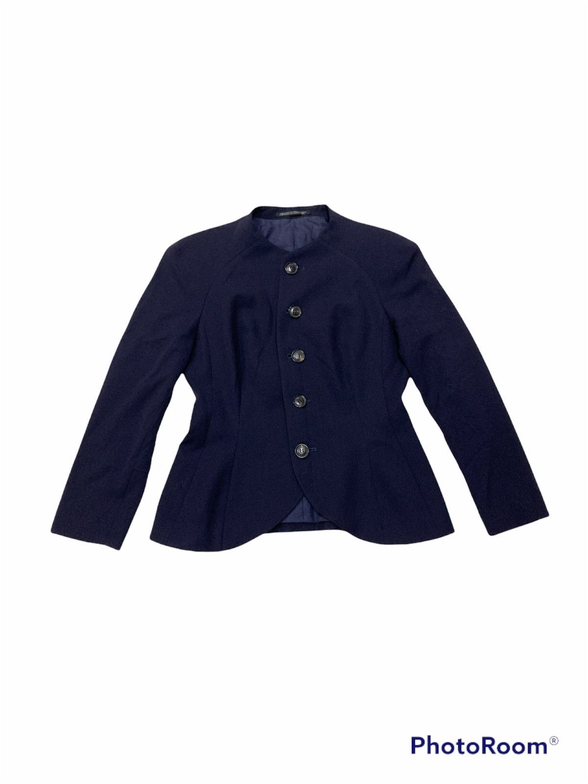 Yohji Yamamoto PURE WOOL COAT BLAZER Size US S / EU 44-46 / 1 - 1 Thumbnail