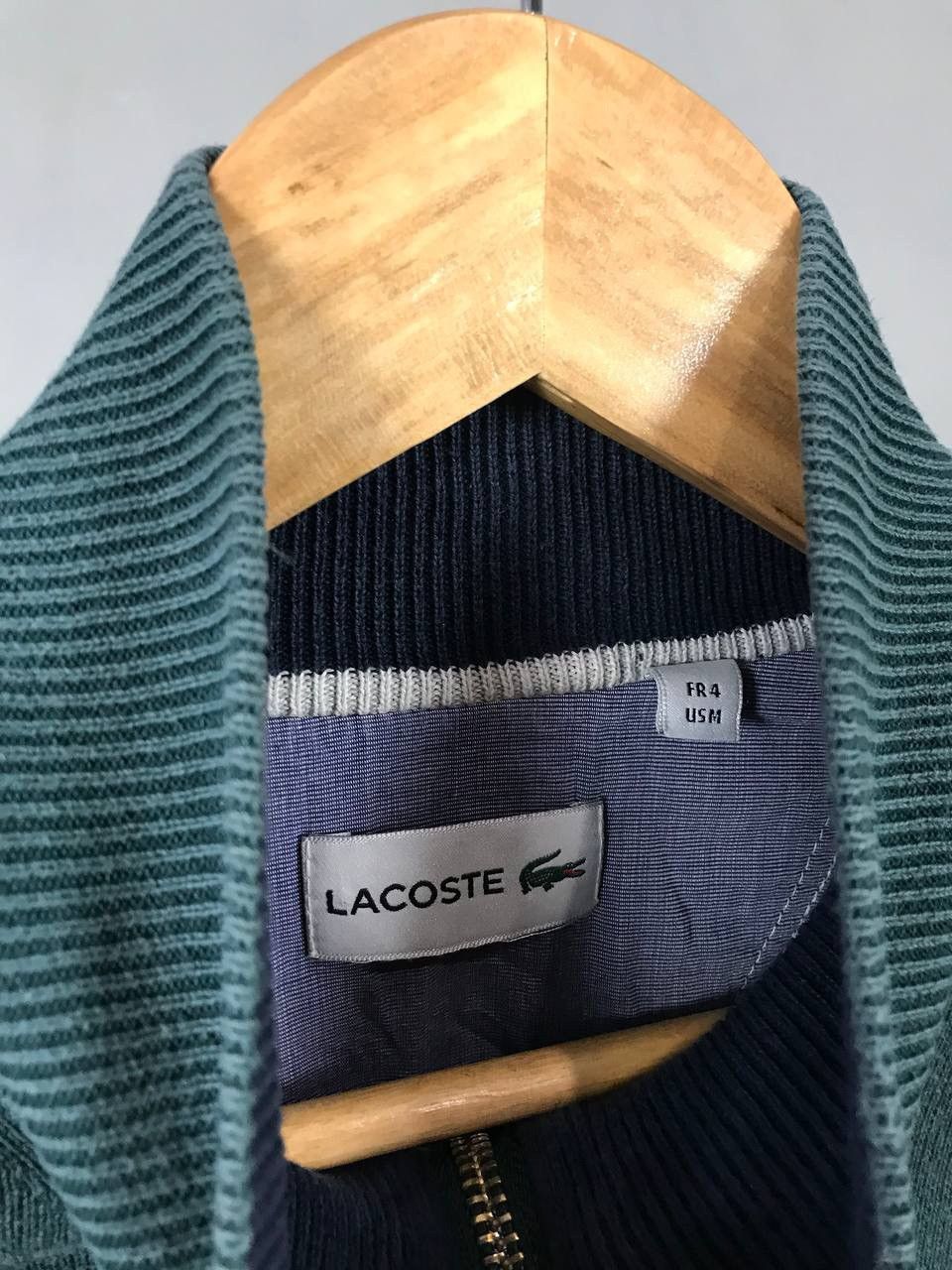 Lacoste Lacoste luxury streetwear 1/4 zip sweatshirt Size US M / EU 48-50 / 2 - 6 Thumbnail