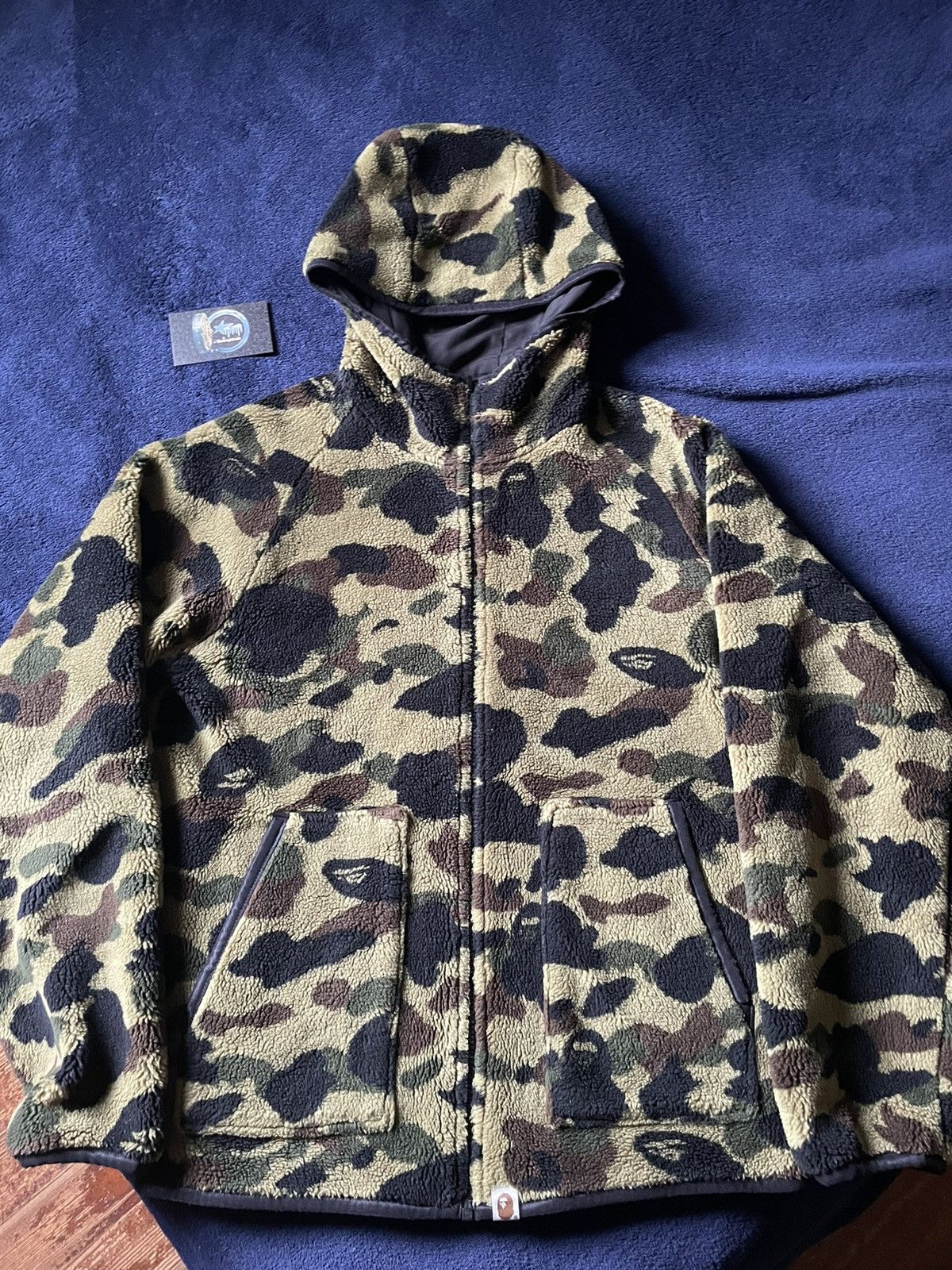 1st Camo Boa Reversible Hoodie Jacket