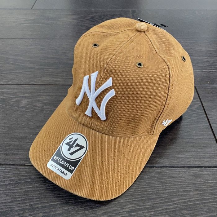 Carhartt New York Yankees Carhartt x ‘47 Brand Tan Brown Hat | Grailed