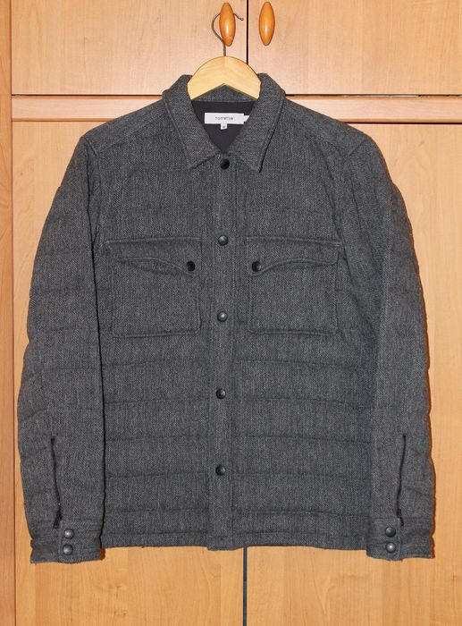 Nonnative Mountaineer down filled shirt jacket | Grailed