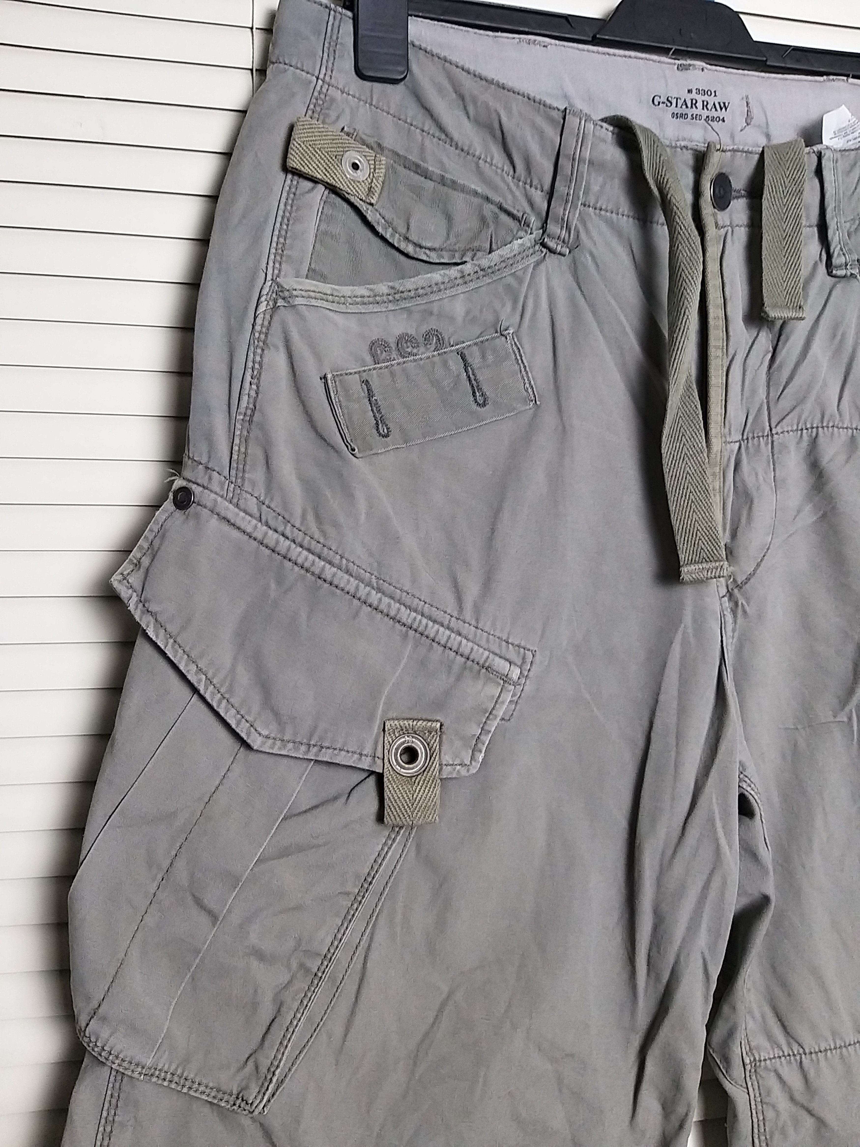 G-Star NICE💥💥G-STAR RAW 3301 MULTIPOCKET/CARGO SHORT PANT Size US 33 - 6 Thumbnail