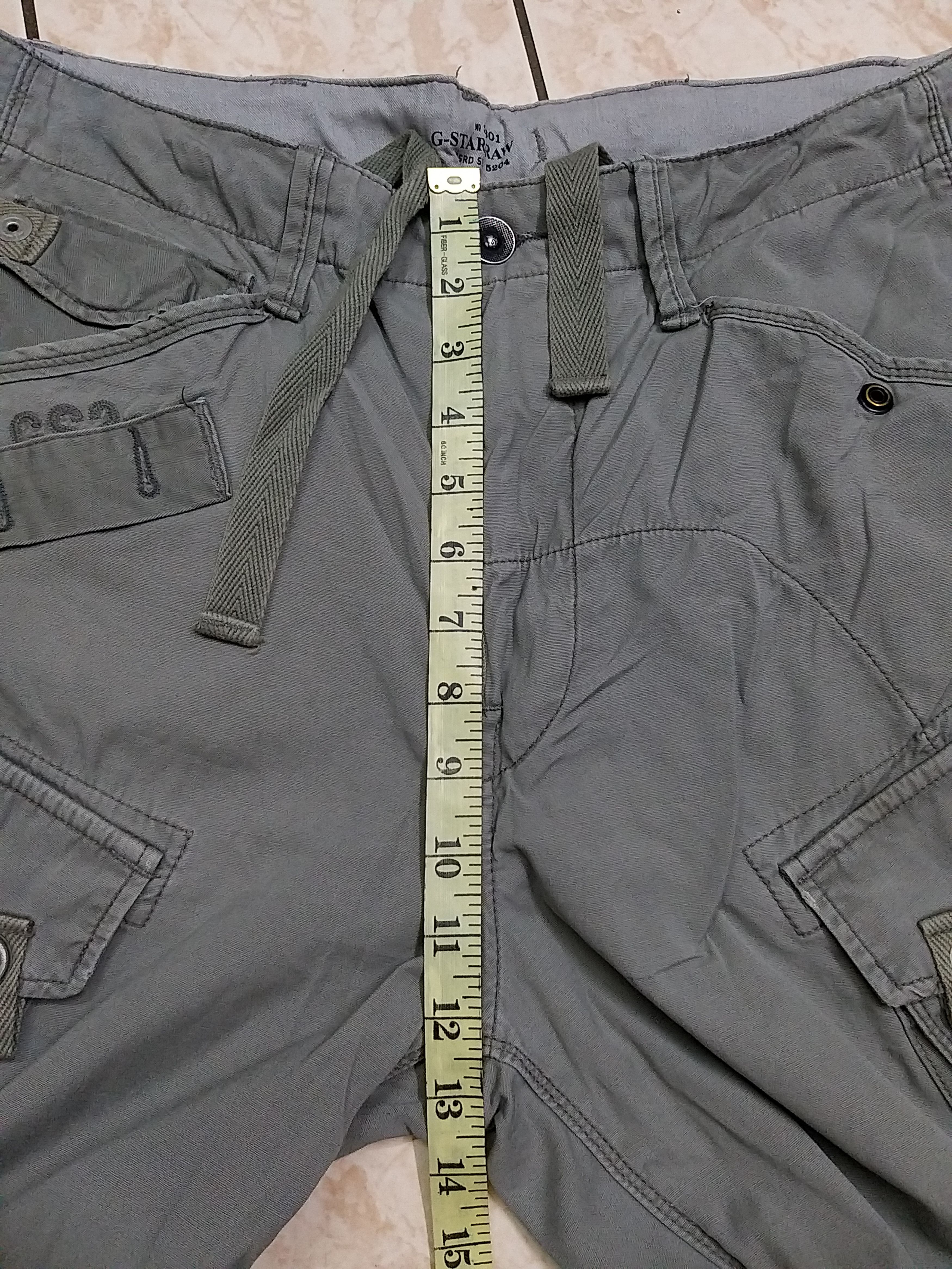 G-Star NICE💥💥G-STAR RAW 3301 MULTIPOCKET/CARGO SHORT PANT Size US 33 - 11 Thumbnail
