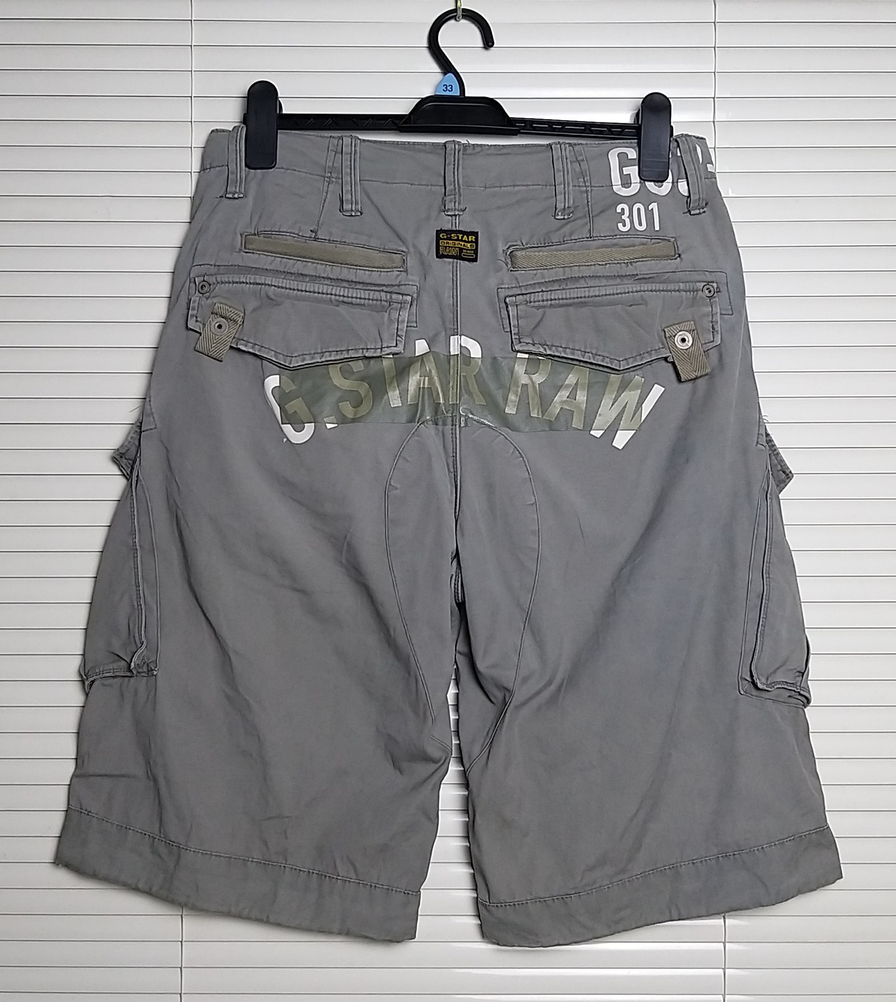G-Star NICE💥💥G-STAR RAW 3301 MULTIPOCKET/CARGO SHORT PANT Size US 33 - 4 Thumbnail