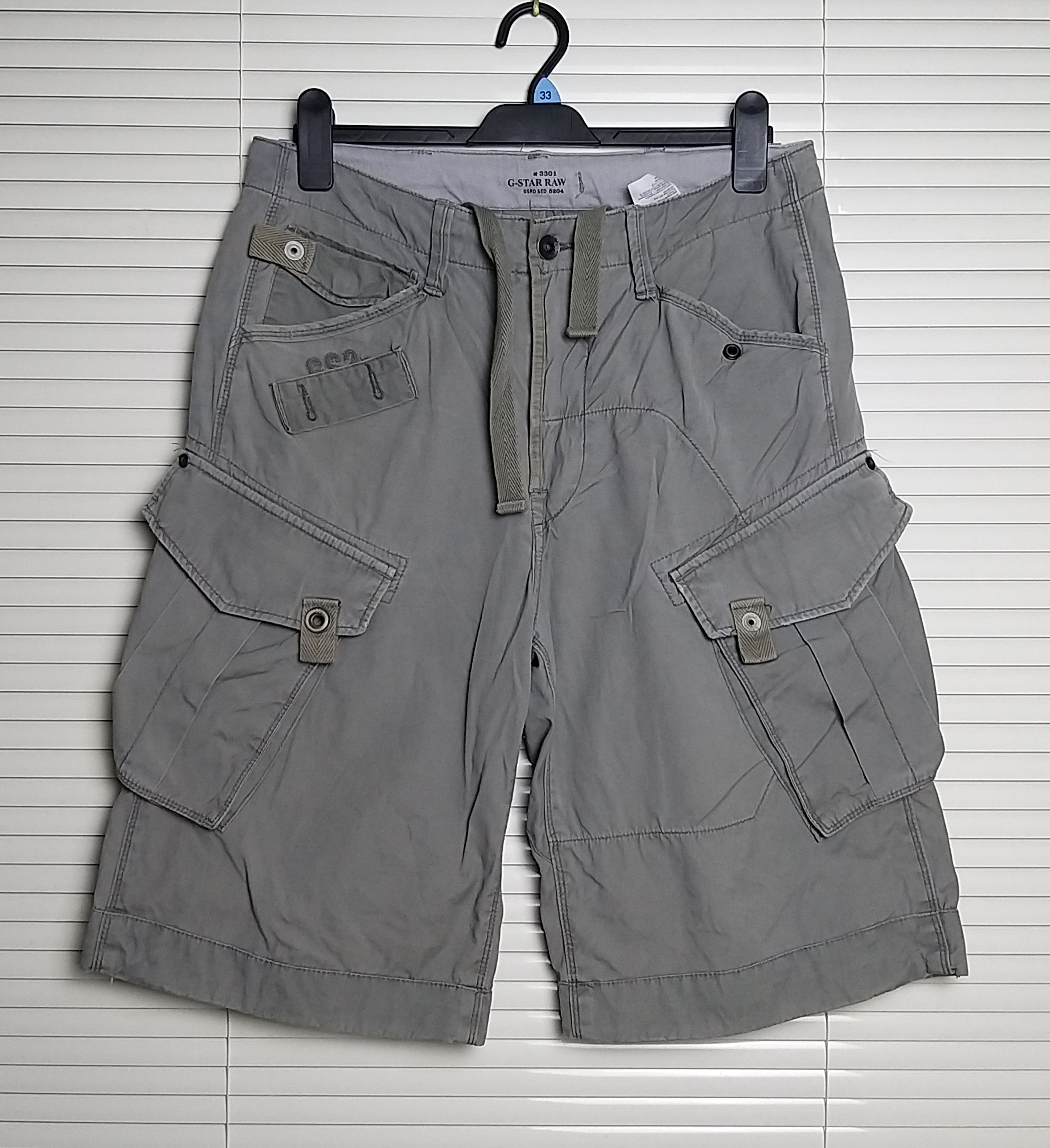 G-Star NICE💥💥G-STAR RAW 3301 MULTIPOCKET/CARGO SHORT PANT Size US 33 - 3 Thumbnail
