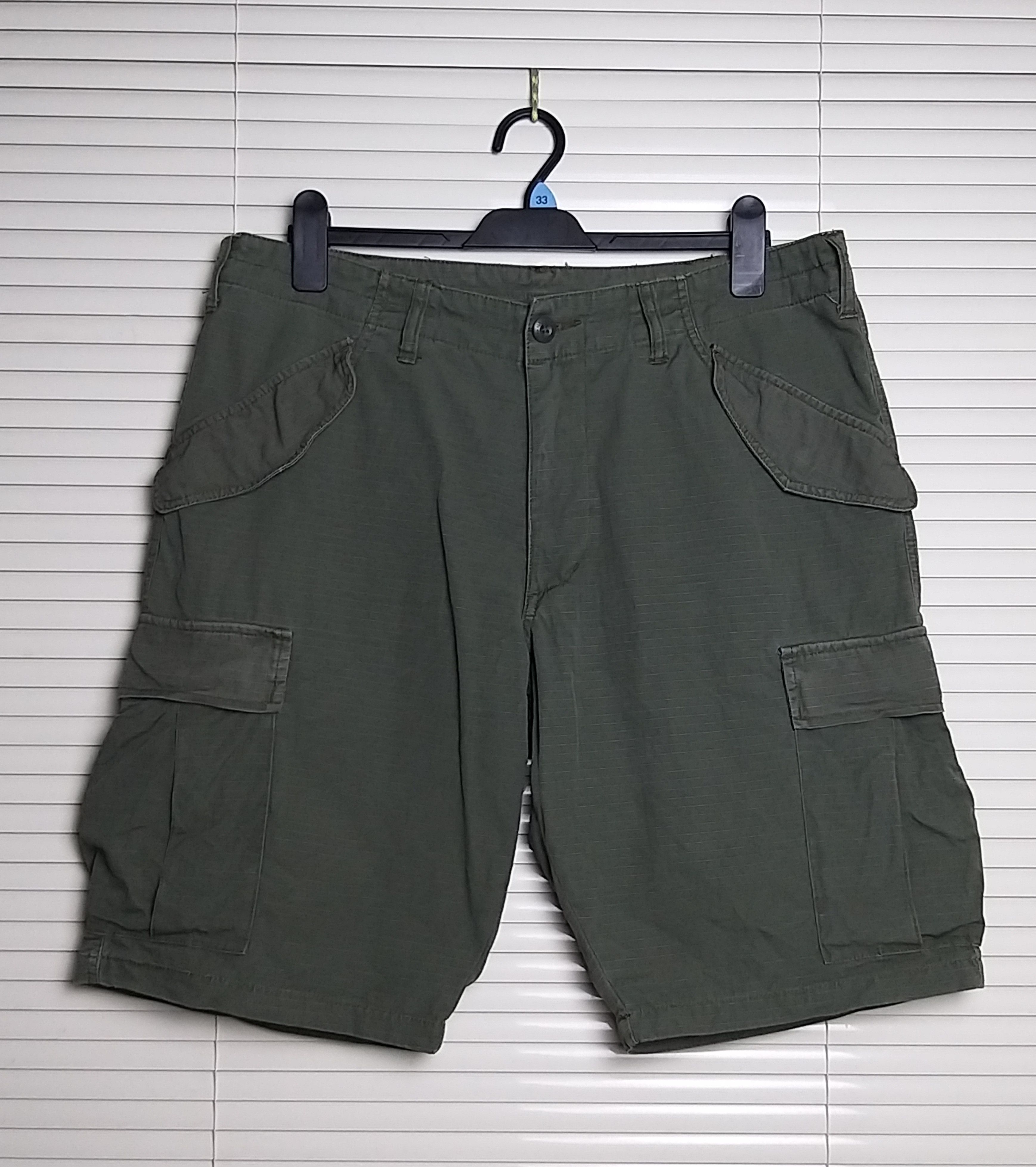 Alpha Industries OG ALPHA INDUSTRIES MULTIPOCKET/CARGO MILITARY SHORT PANT Size US 35 - 3 Thumbnail