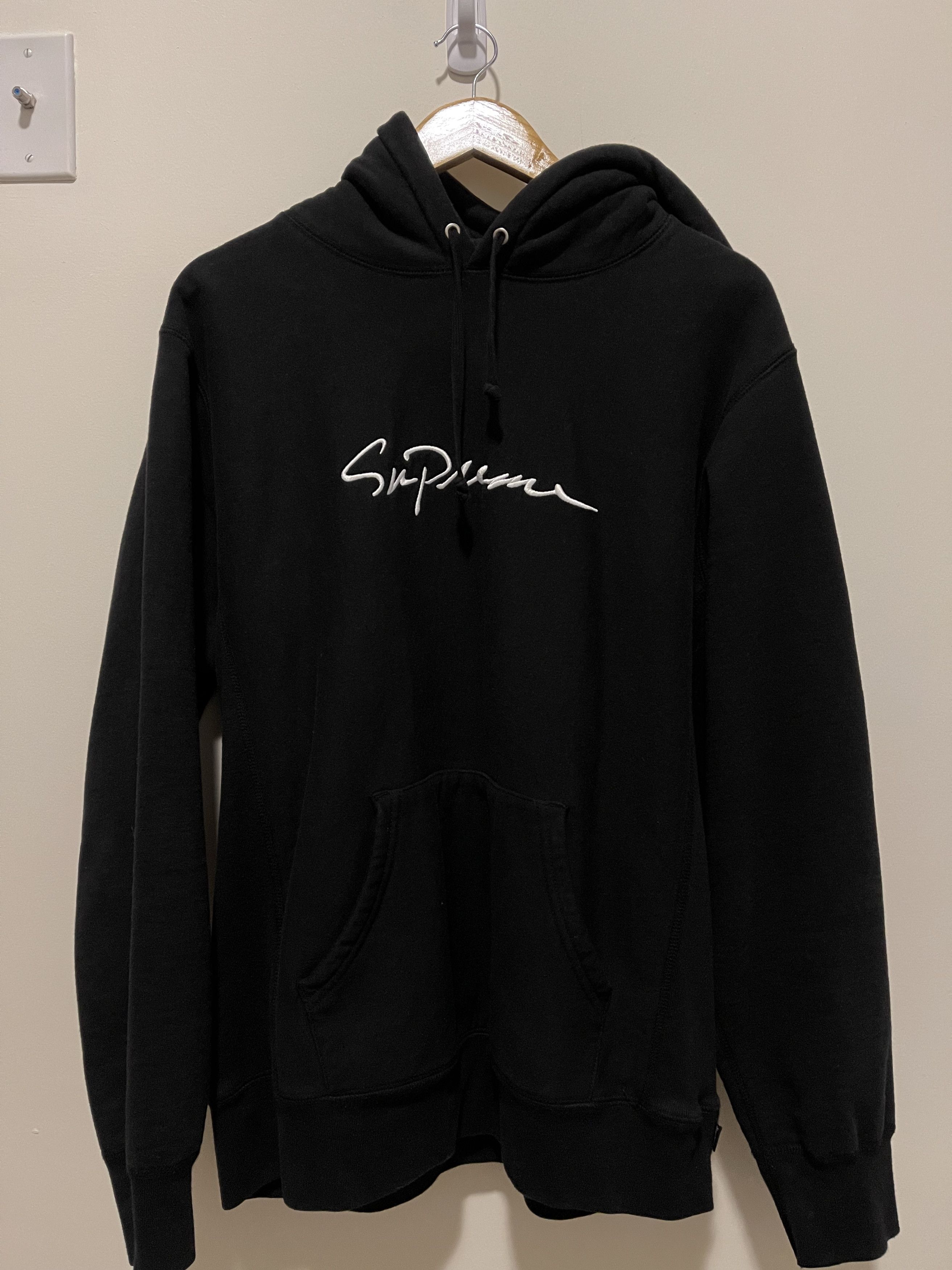 Supreme Supreme Script Hoodie | Grailed