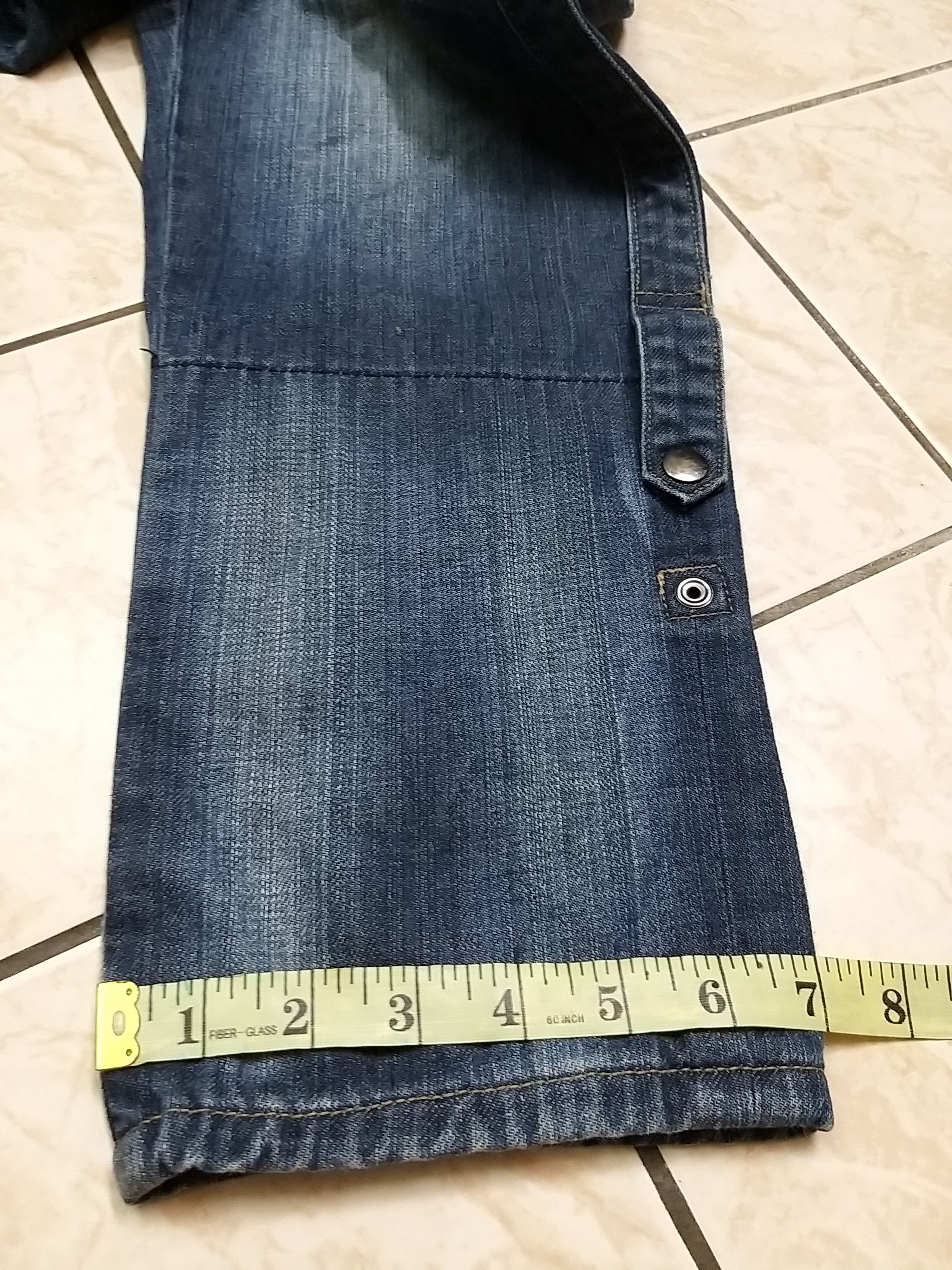 PPFM SICK🔥JAPANESE BRAND PPFM 3 QUARTER JEANS Size US 30 / EU 46 - 16 Thumbnail