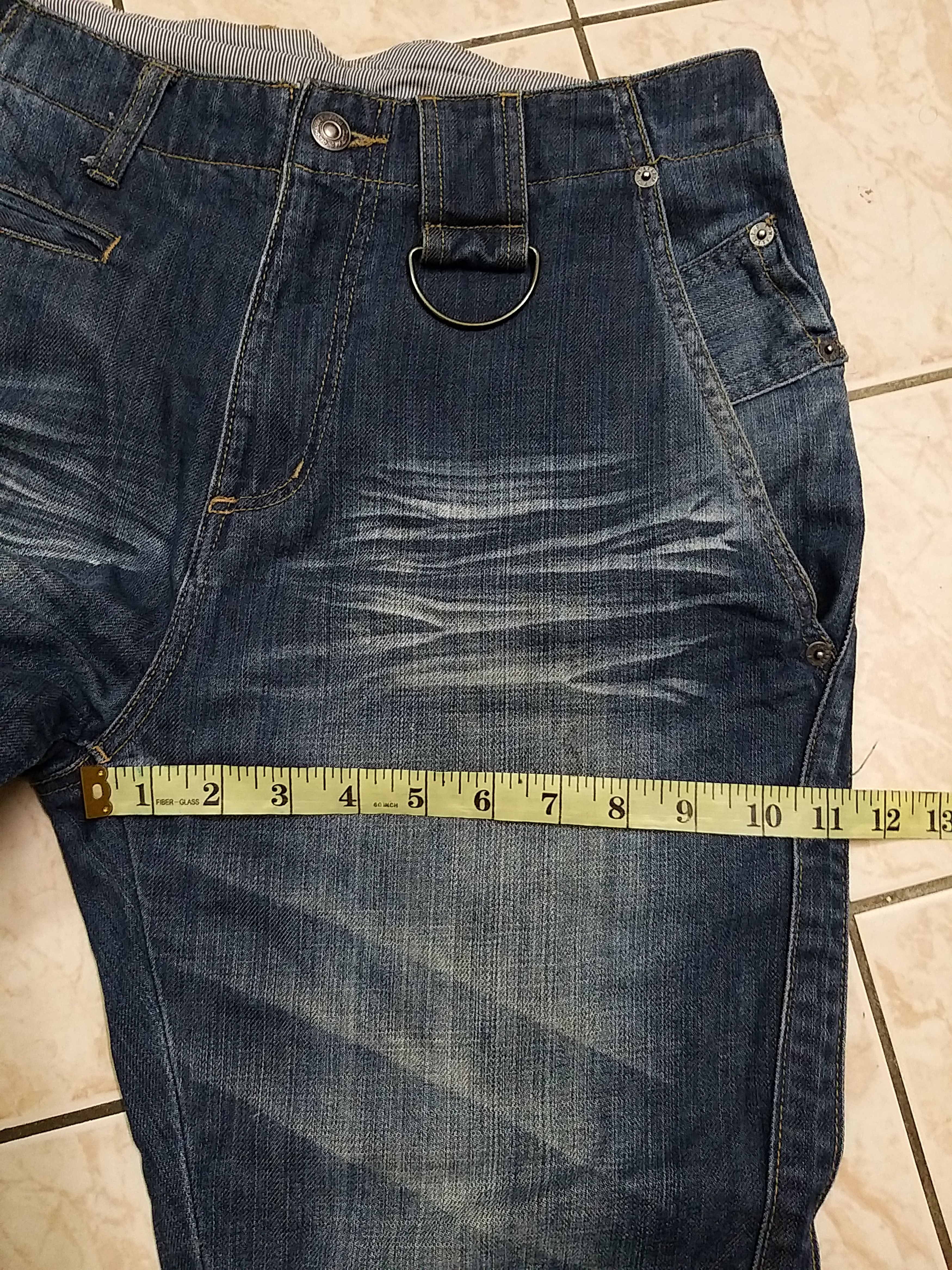 PPFM SICK🔥JAPANESE BRAND PPFM 3 QUARTER JEANS Size US 30 / EU 46 - 13 Thumbnail