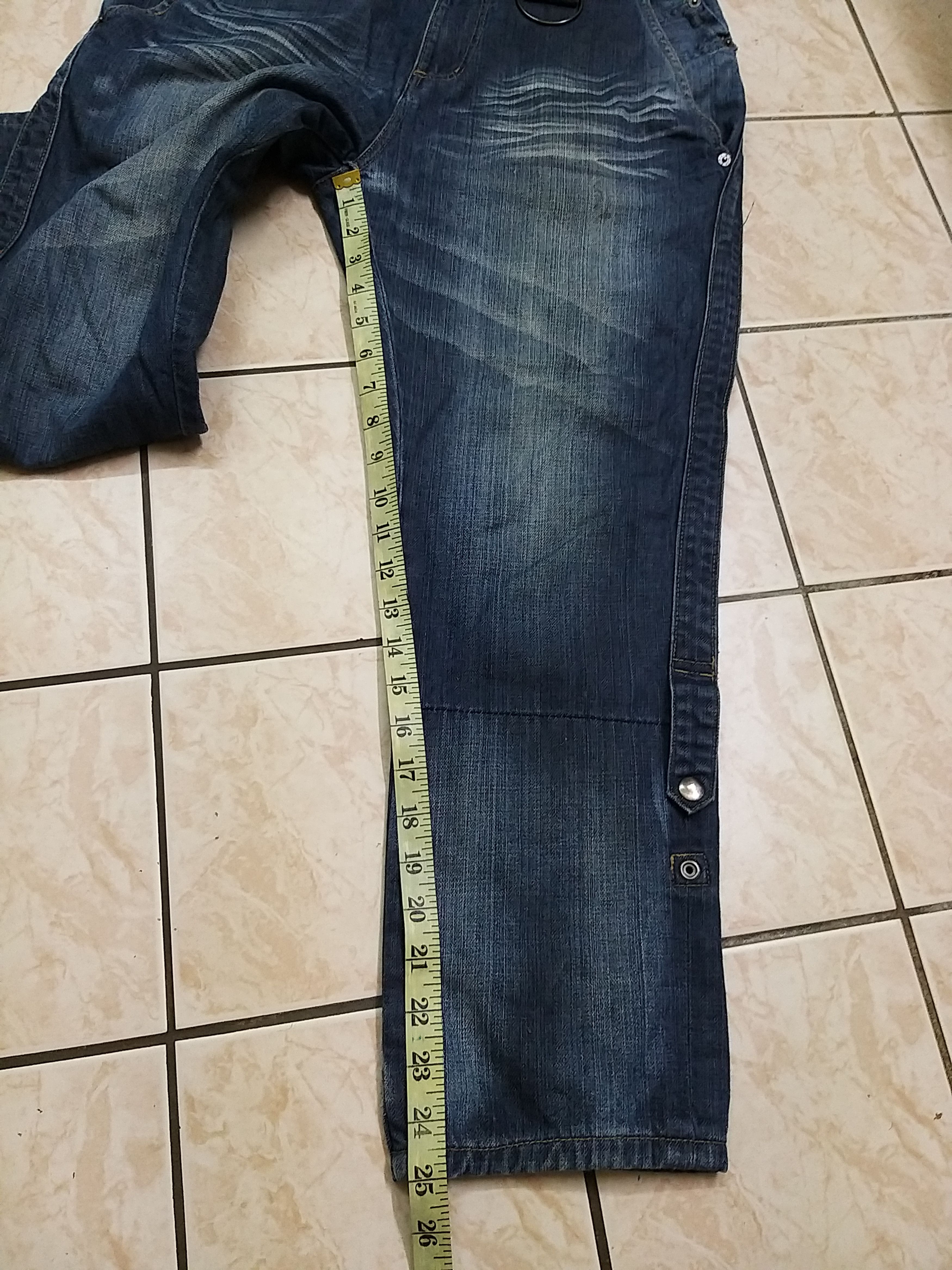 PPFM SICK🔥JAPANESE BRAND PPFM 3 QUARTER JEANS Size US 30 / EU 46 - 15 Thumbnail