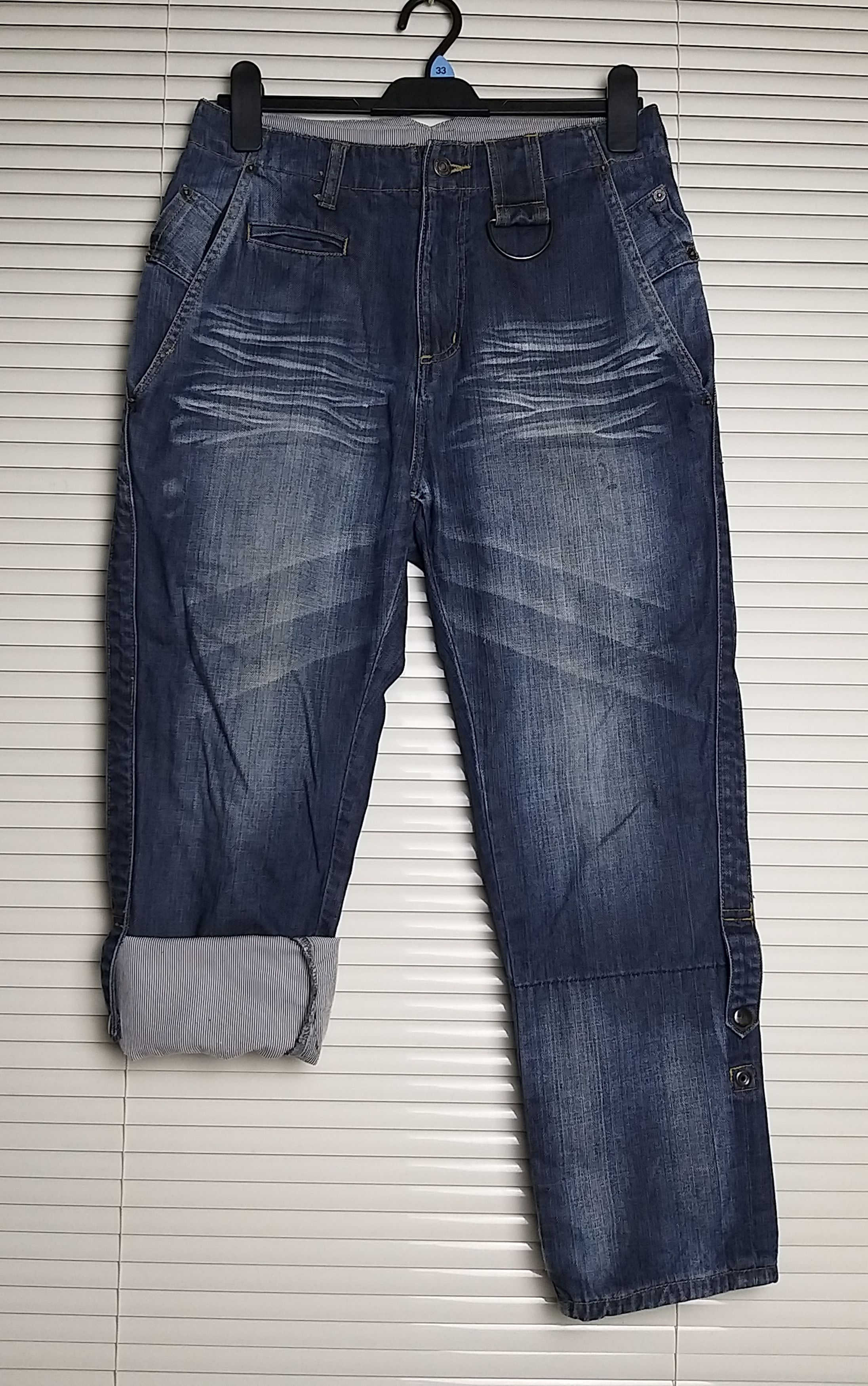 PPFM SICK🔥JAPANESE BRAND PPFM 3 QUARTER JEANS Size US 30 / EU 46 - 3 Thumbnail