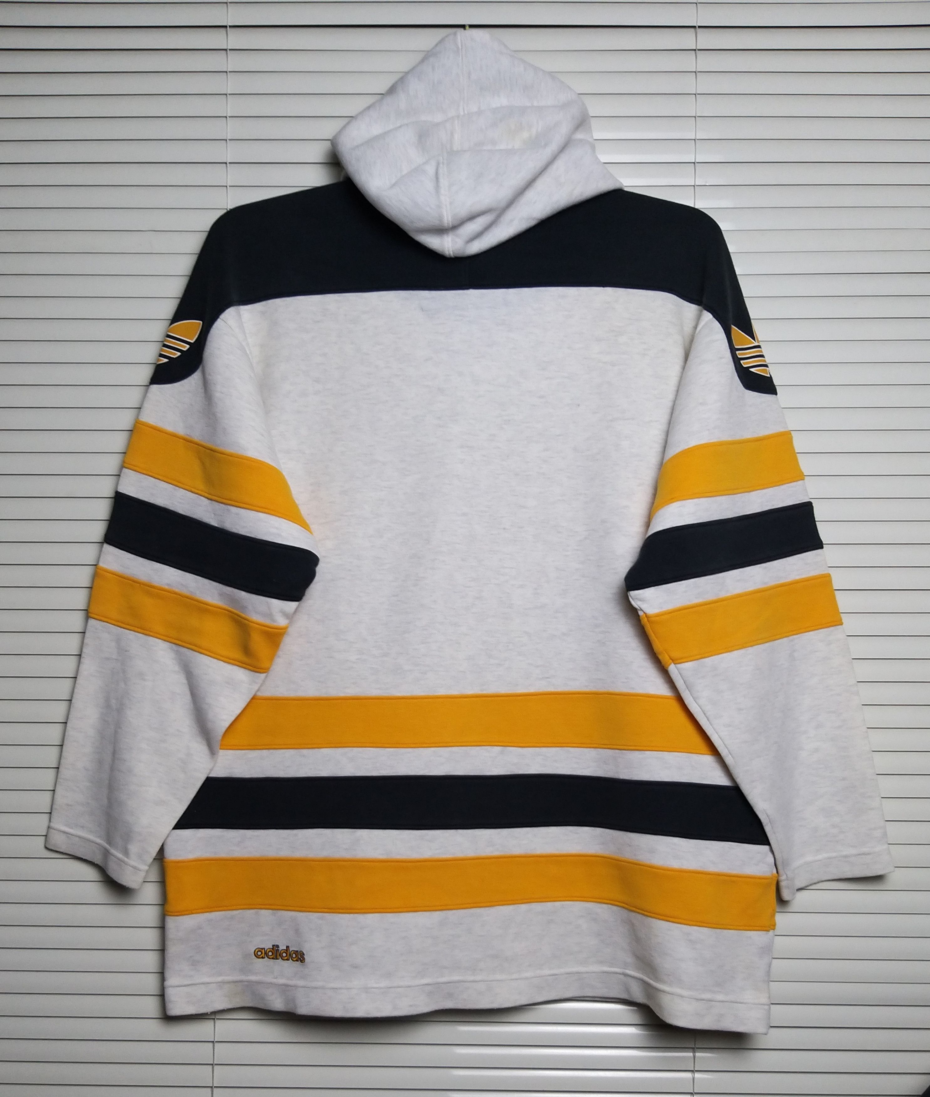 Adidas RARE🔥VINTAGE 90'S ADIDAS TREFOIL BIG LOGO EMBROIDERY HOODIES Size US L / EU 52-54 / 3 - 4 Thumbnail