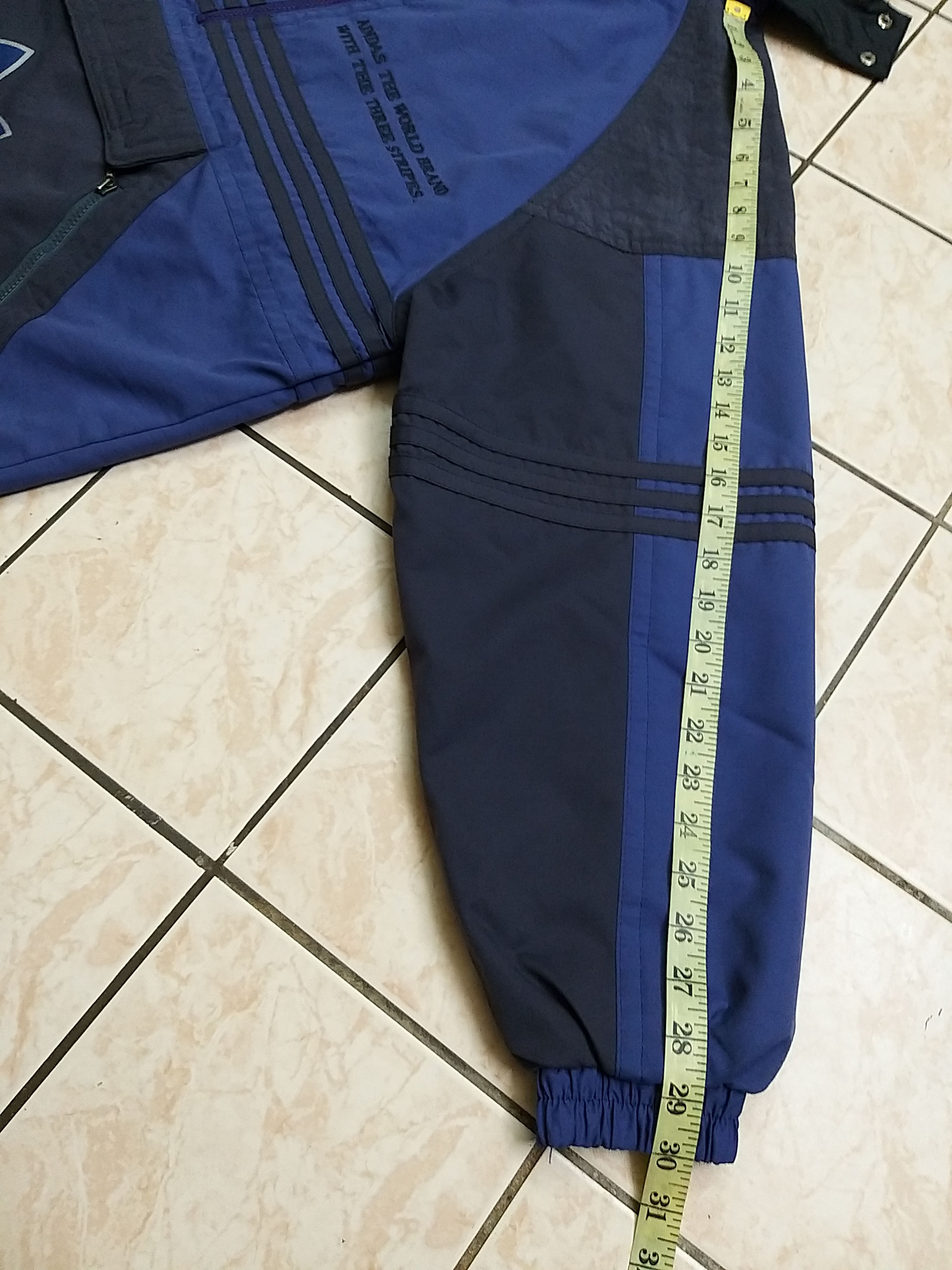 Adidas VINTAGE 90'S ADIDAS TREFOIL HOODIES 1/2 ZIPPER JACKET Size US XL / EU 56 / 4 - 14 Thumbnail