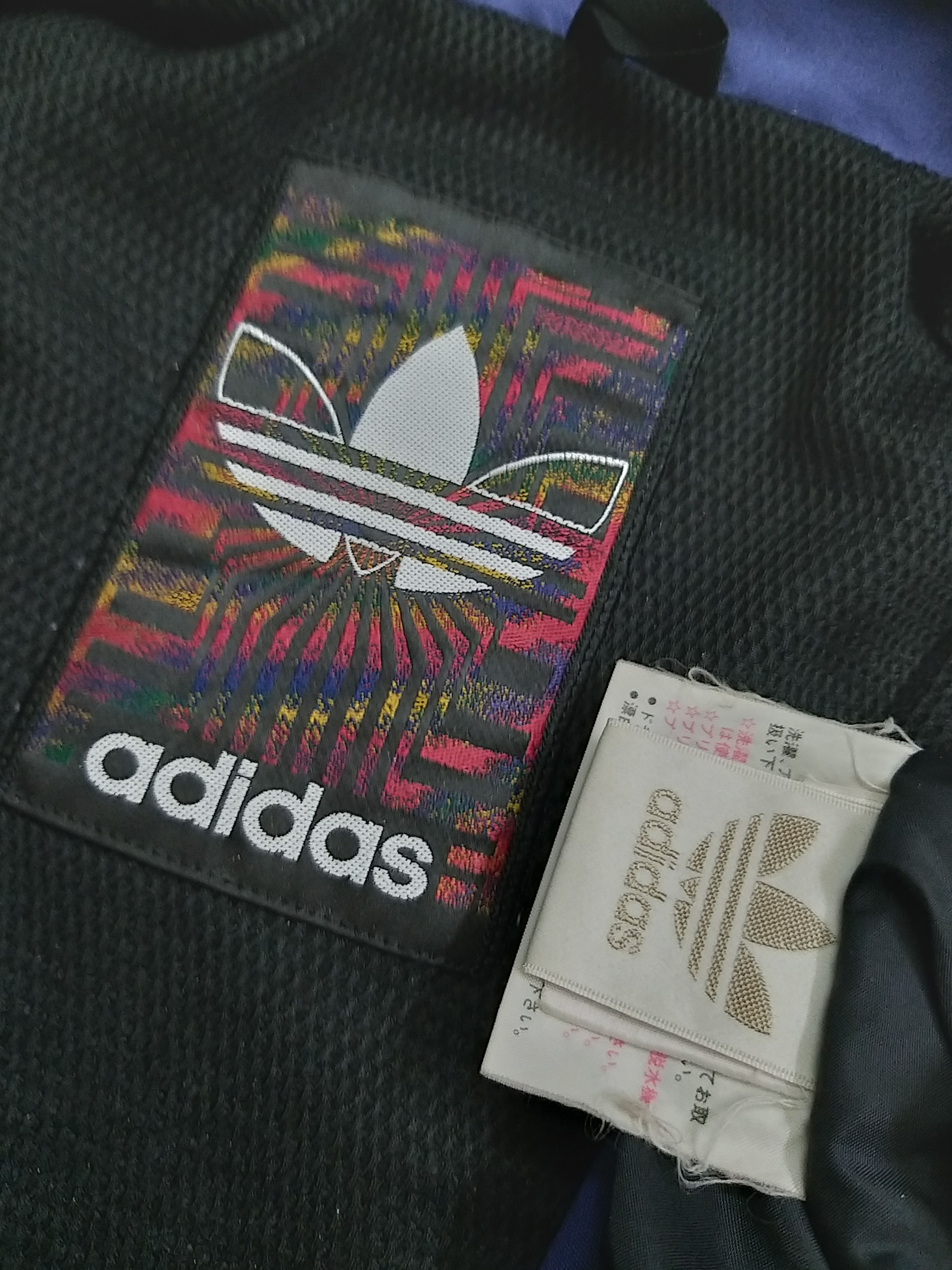 Adidas VINTAGE 90'S ADIDAS TREFOIL HOODIES 1/2 ZIPPER JACKET Size US XL / EU 56 / 4 - 15 Thumbnail
