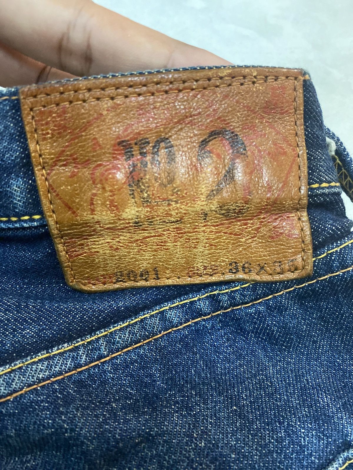 Evisu × Vintage Vintage Evisu No 2 Denim Size US 35 - 3 Thumbnail