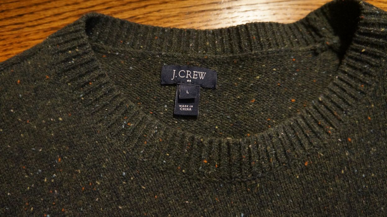 J.Crew Lambs Wool Elbow Patch Sweater Size US L / EU 52-54 / 3 - 2 Preview