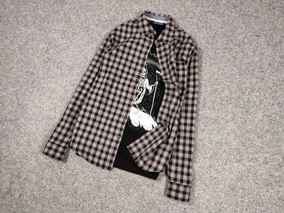 Flannel Vintage Checkered Flannel Shirt Travis Scott Style Size US M / EU 48-50 / 2 - 7 Thumbnail
