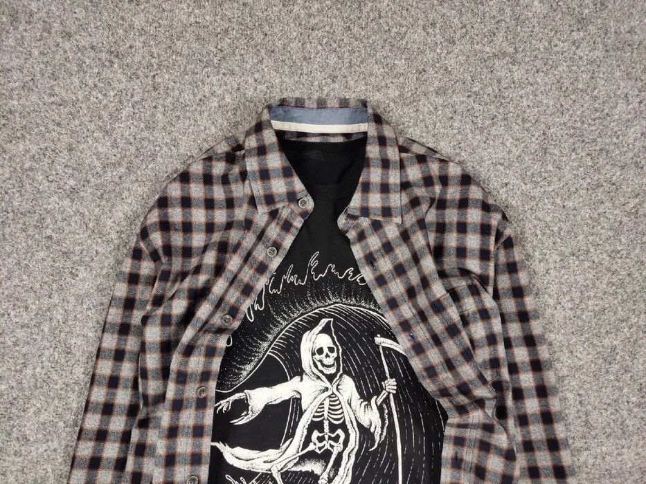 Flannel Vintage Checkered Flannel Shirt Travis Scott Style Size US M / EU 48-50 / 2 - 4 Thumbnail