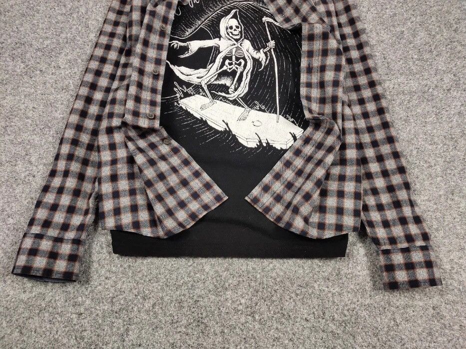 Flannel Vintage Checkered Flannel Shirt Travis Scott Style Size US M / EU 48-50 / 2 - 5 Thumbnail