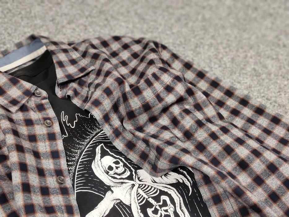 Flannel Vintage Checkered Flannel Shirt Travis Scott Style Size US M / EU 48-50 / 2 - 11 Thumbnail
