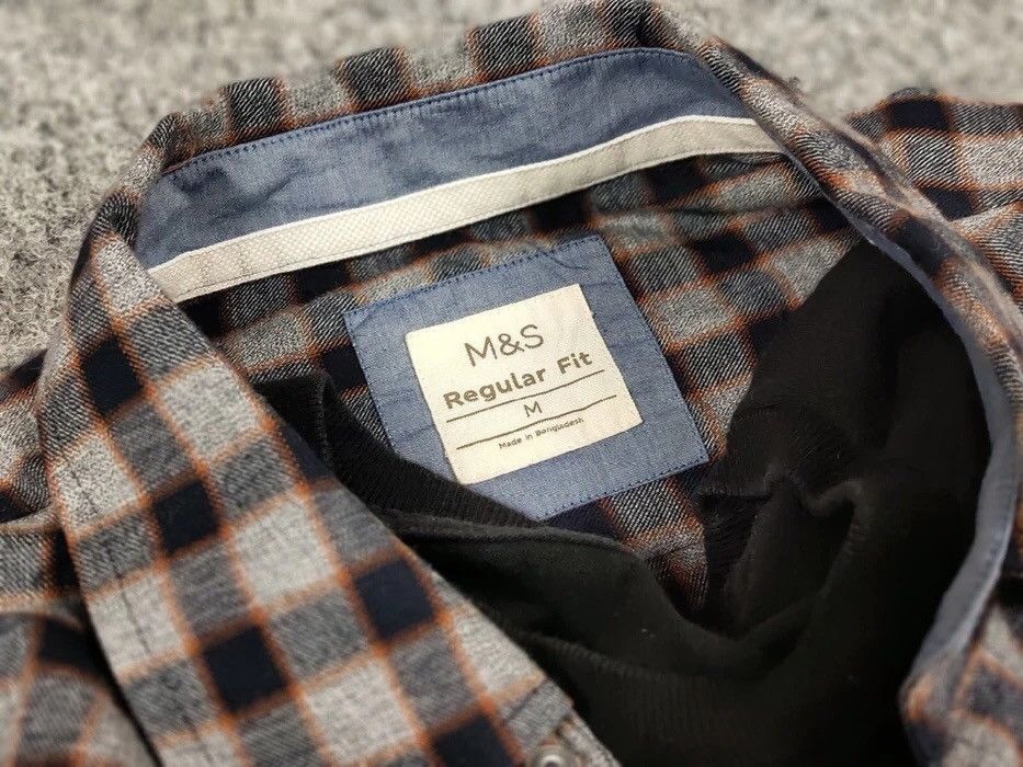 Flannel Vintage Checkered Flannel Shirt Travis Scott Style Size US M / EU 48-50 / 2 - 12 Thumbnail