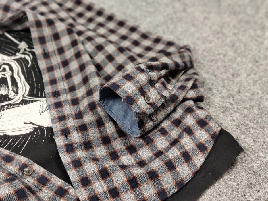 Flannel Vintage Checkered Flannel Shirt Travis Scott Style Size US M / EU 48-50 / 2 - 10 Thumbnail