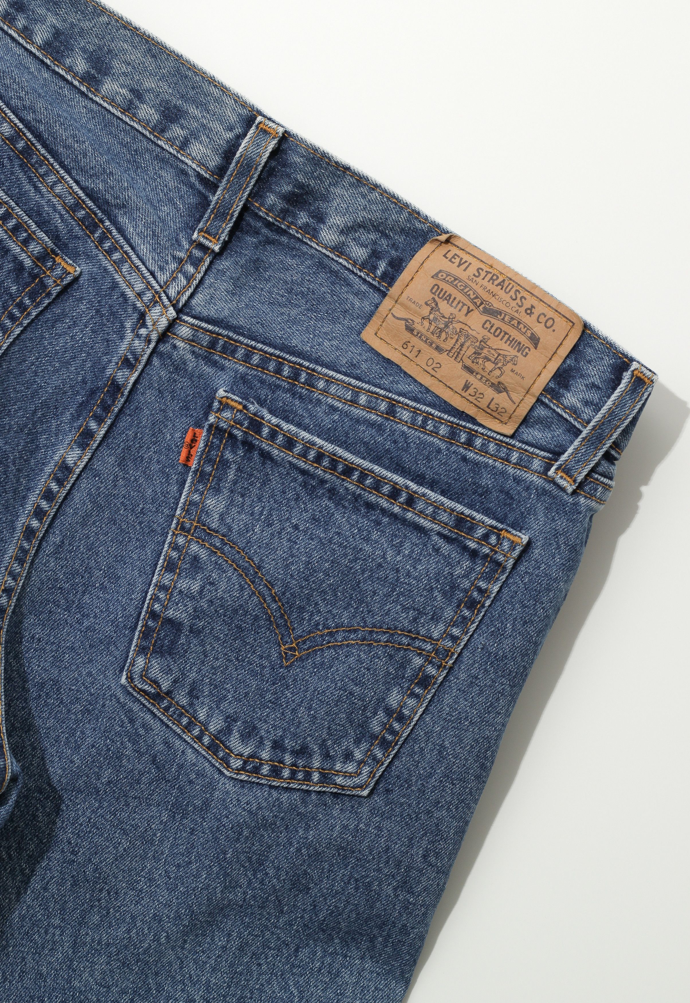 Levi's Vintage Levis Orange Tab 80s Jeans Denim Slim Fit Blue Size US 32 / EU 48 - 3 Thumbnail