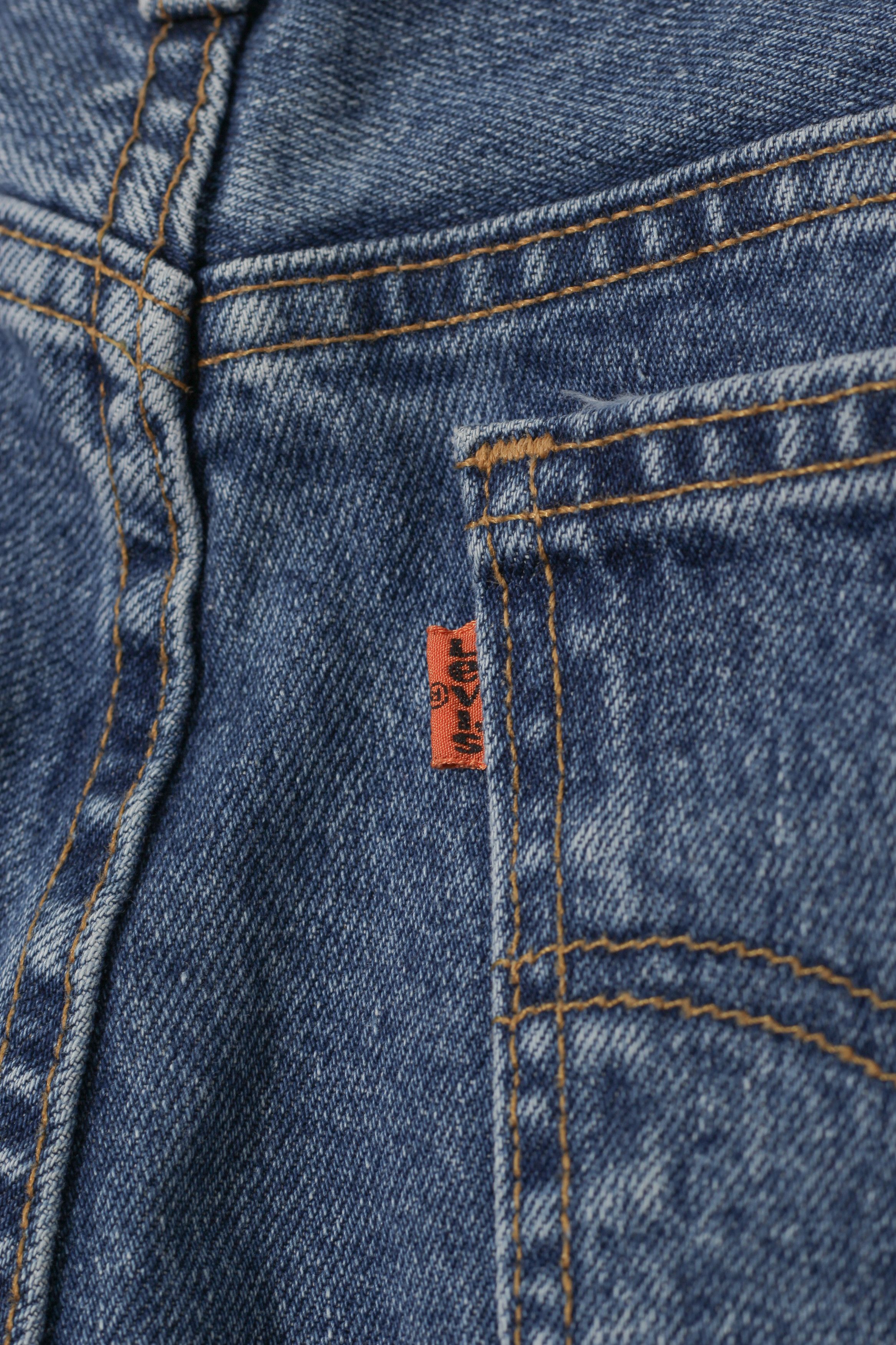 Levi's Vintage Levis Orange Tab 80s Jeans Denim Slim Fit Blue Size US 32 / EU 48 - 4 Thumbnail