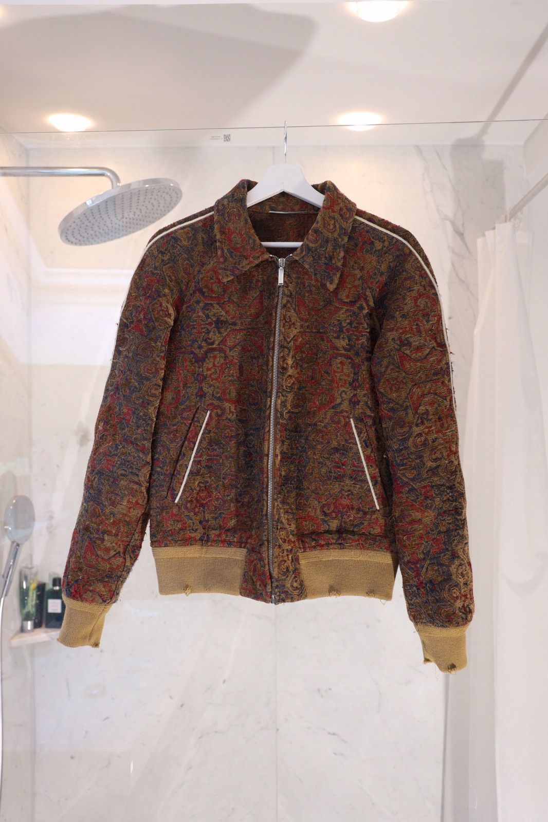 Saint Laurent Paris Saint Laurent Teddy Marrakech Tapestry Bomber Jacket Size US S / EU 44-46 / 1 - 1 Preview