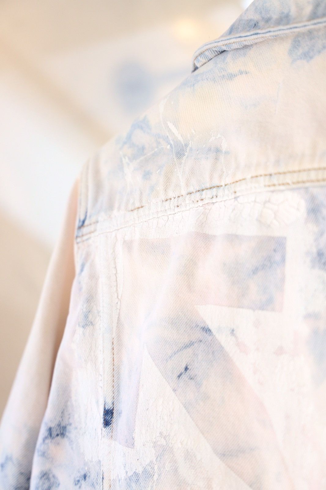 Off-White Off White Extreme Bleached Arrows Denim Jacket Size US M / EU 48-50 / 2 - 6 Thumbnail