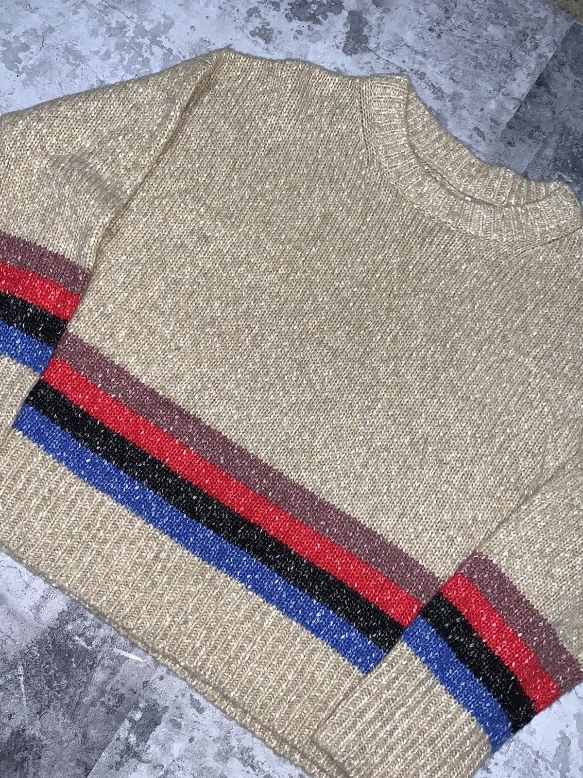 Japanese Brand RARE vintage mohair blend sweater Size US L / EU 52-54 / 3 - 2 Thumbnail