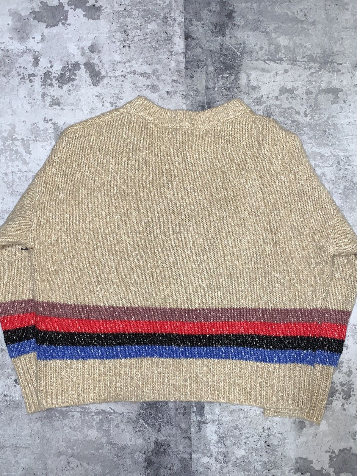 Japanese Brand RARE vintage mohair blend sweater Size US L / EU 52-54 / 3 - 3 Thumbnail
