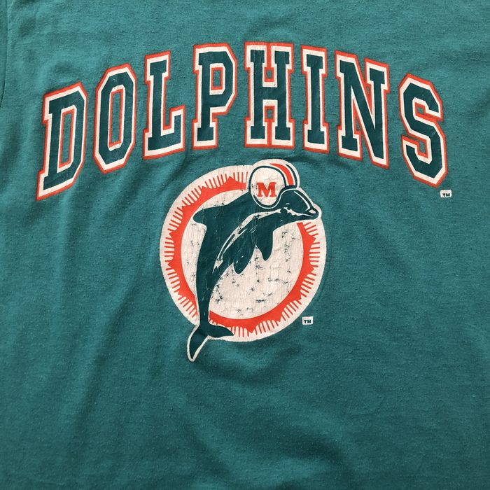 Champion Miami Dolphins Vintage Logo 1980s Champion Brand T-Shirt | Grailed