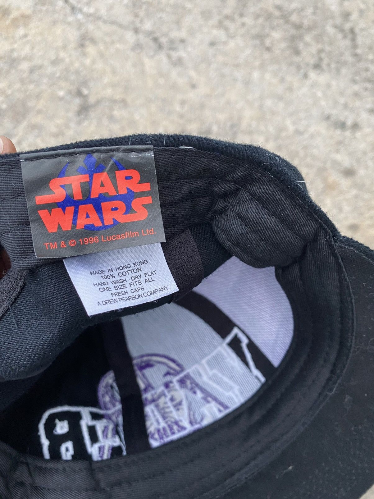 Star Wars × Vintage Vintage 1996 Star Wars Vader Hat Size ONE SIZE - 4 Thumbnail