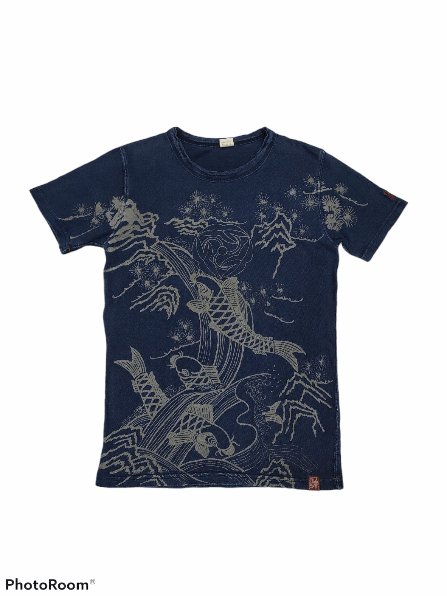 Eternal × Indigo ETERNAL KARAKUSHI INDIGO BLUE KOI SHIRT Size US S / EU 44-46 / 1 - 11 Thumbnail